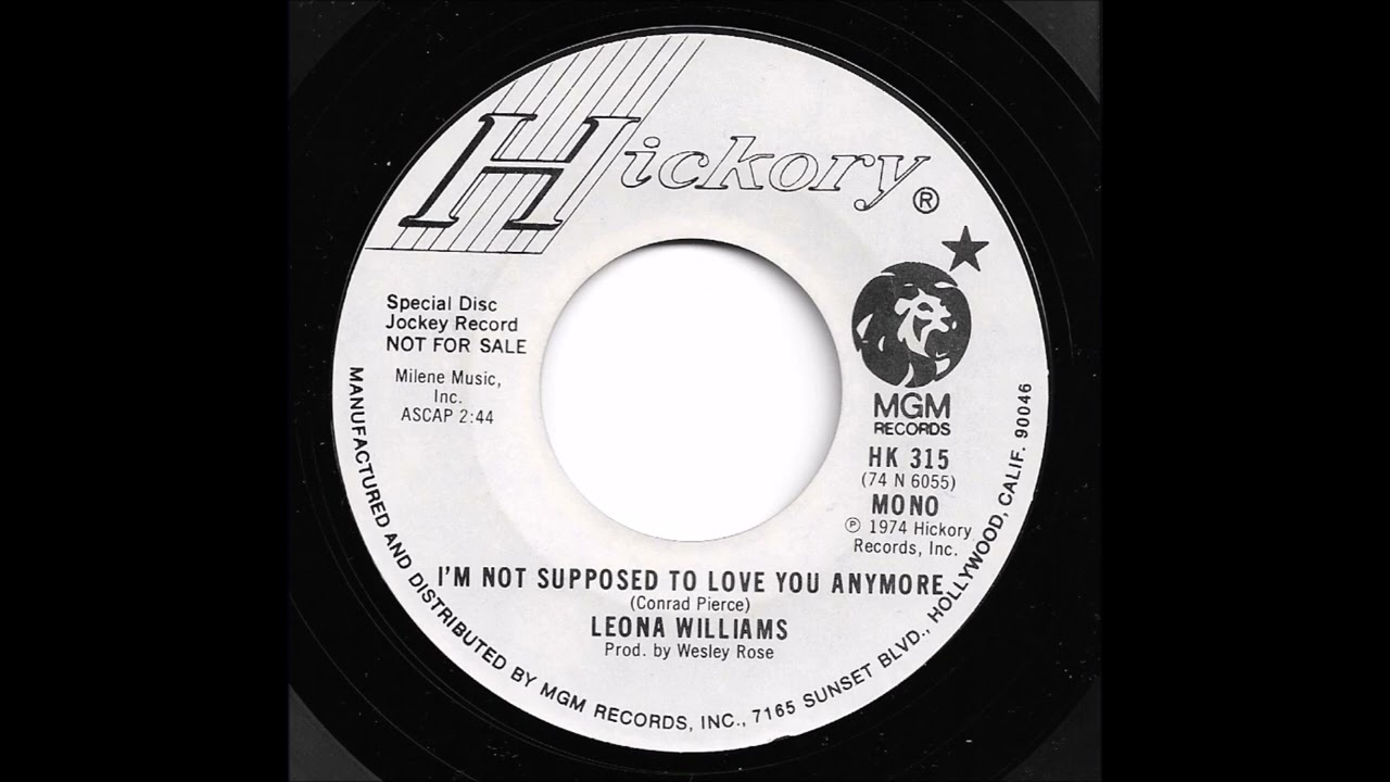 Leona Williams - I'm Not Supposed To Love You Anymore