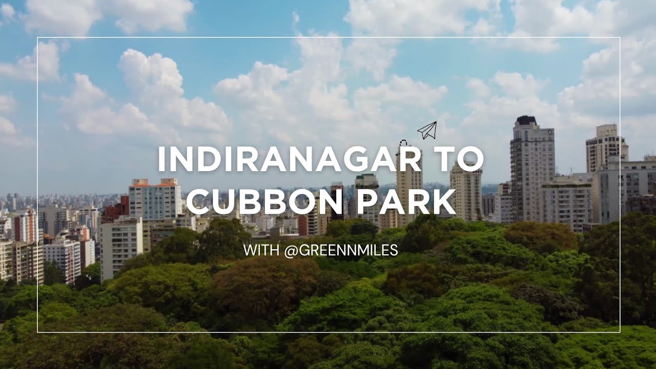 Exploring Bangalore Sustainably 🌱 | Indiranagar to Cubbon Park Vlog