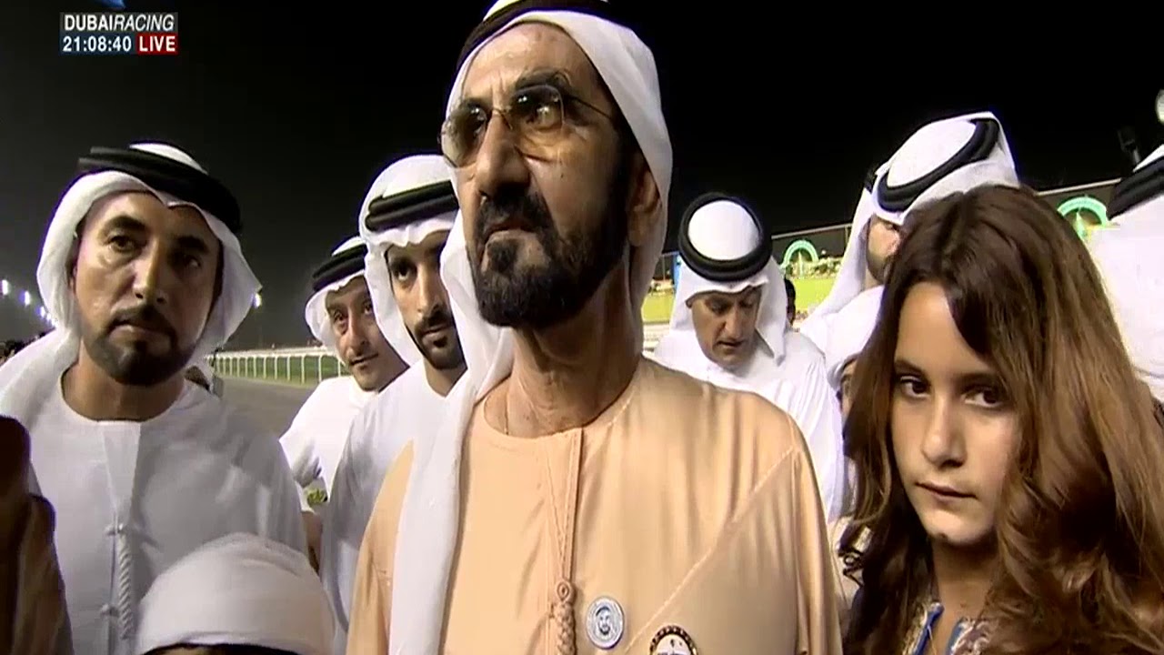لقاء الشيخ محمد بن راشد بعد فوز المهر 