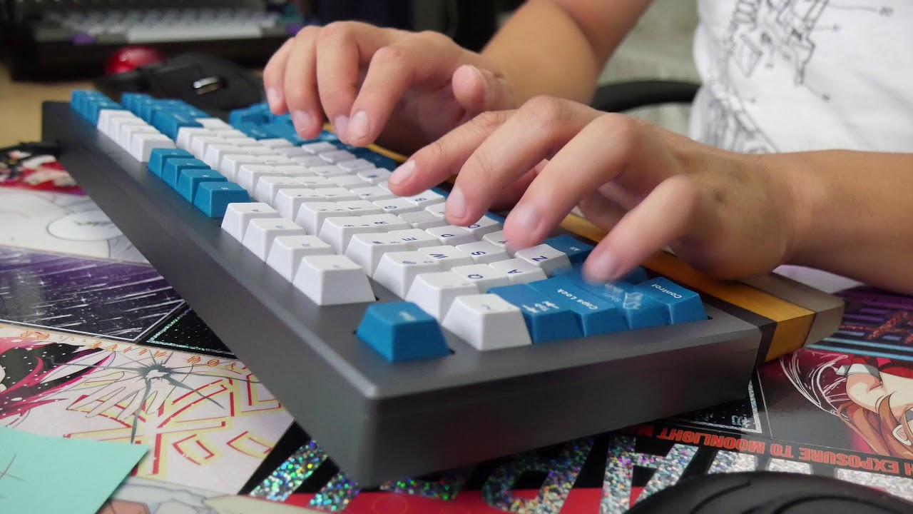 Norbauer Novatouch Lubed with JTK Sliders Typing Sounds