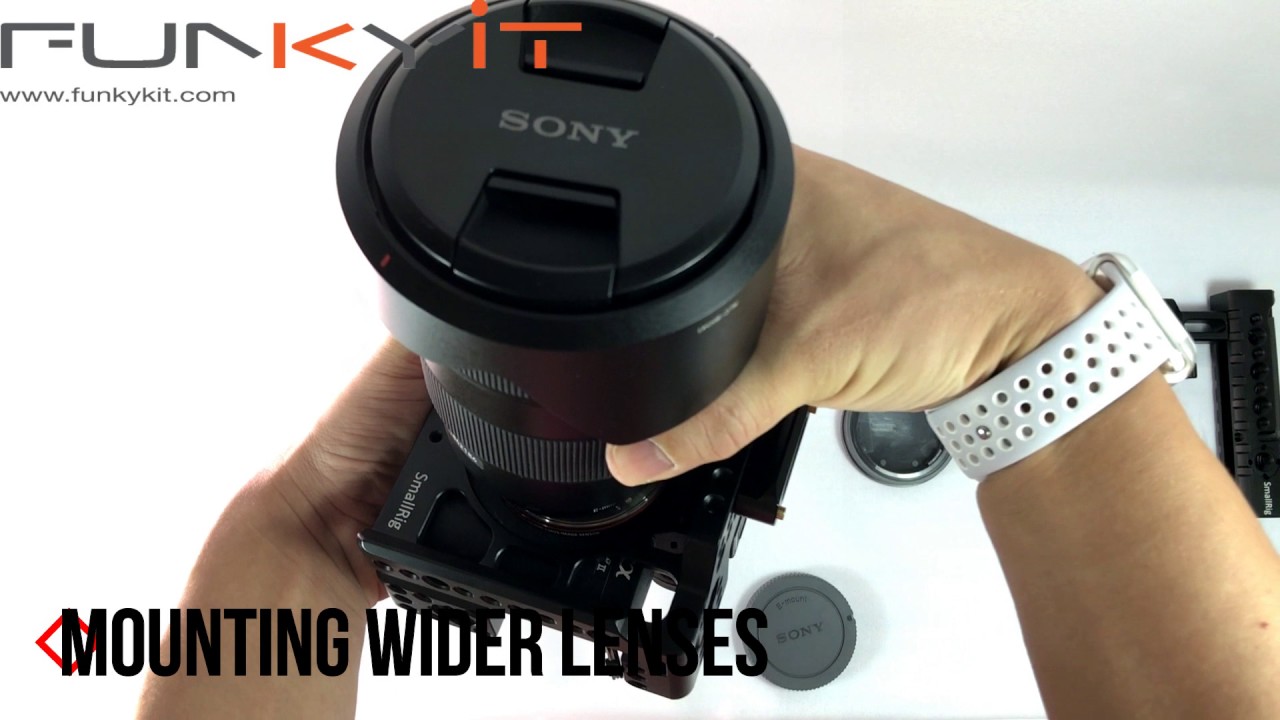Smallrig 1982 cage for A7ii installation -  with Funkykit.com