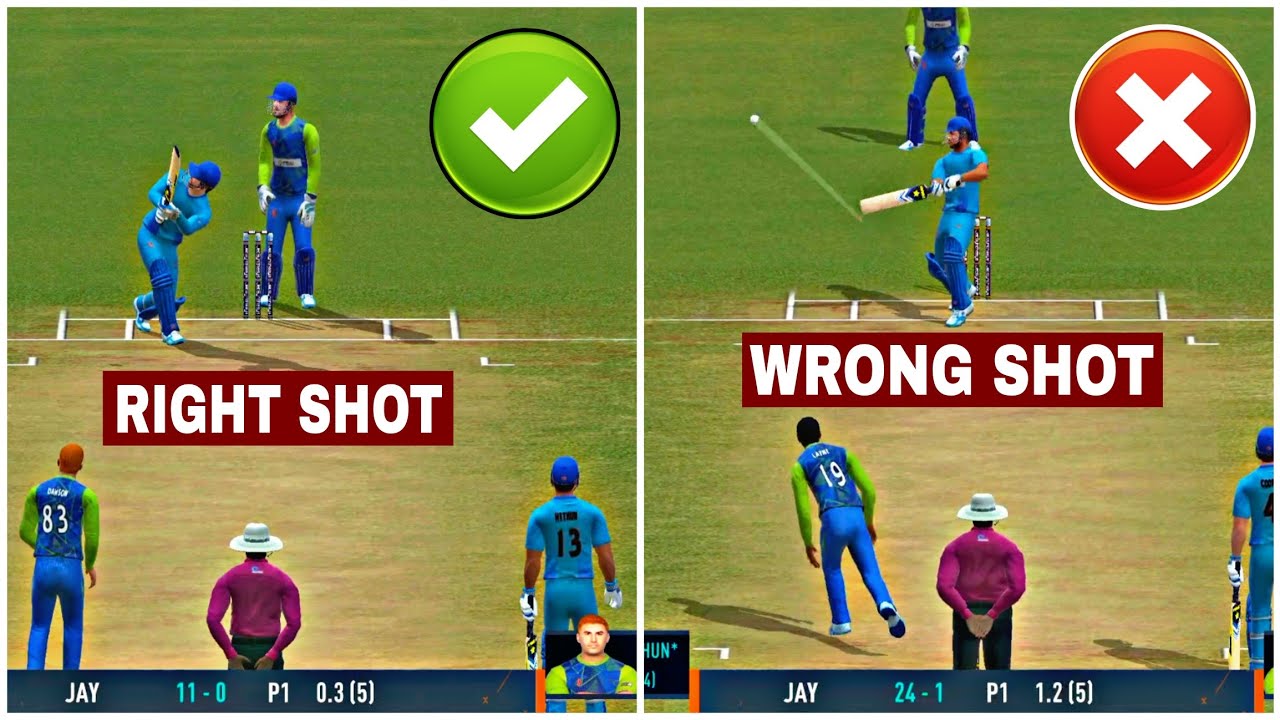 Why Shot Selection Matters A lot In Multiplayer | Real Cricket 24 Batting Tips