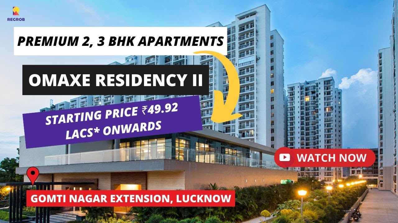 Omaxe Residency 2 |☎️+91-7428092718| 2, 3 BHK Flats For Sale in Gomti Nagar Extension Lucknow
