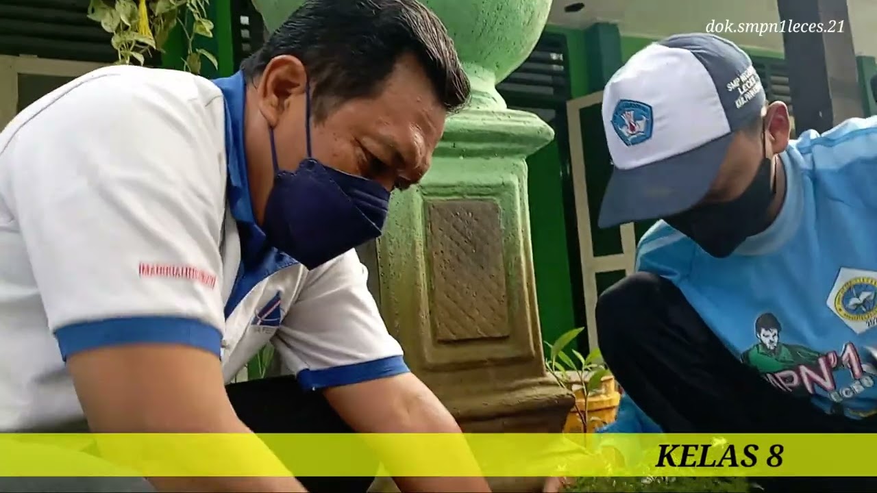 Peringatan Hari Gerakan Sejuta Pohon SMPN 1 Leces || 10 Januari 2022