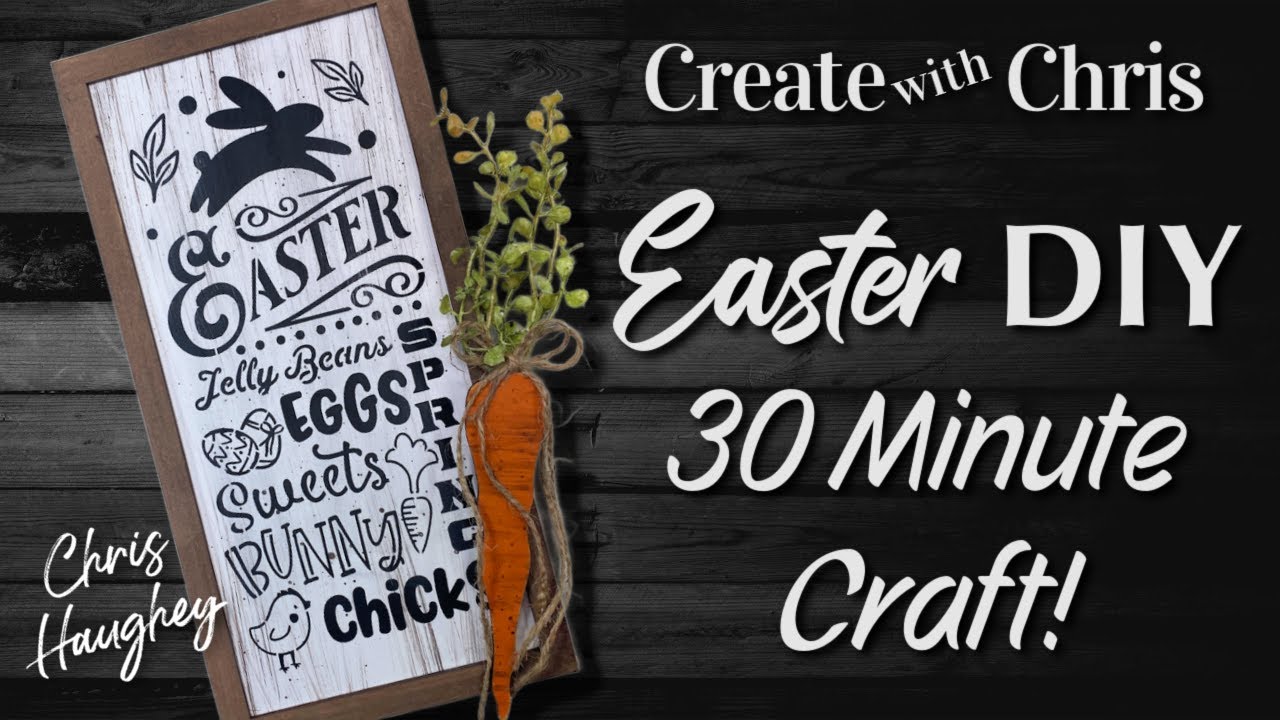 30 Minute Easter DIY Acrylic Painting Tutorial for Beginners and Beyond by Chris Haughey