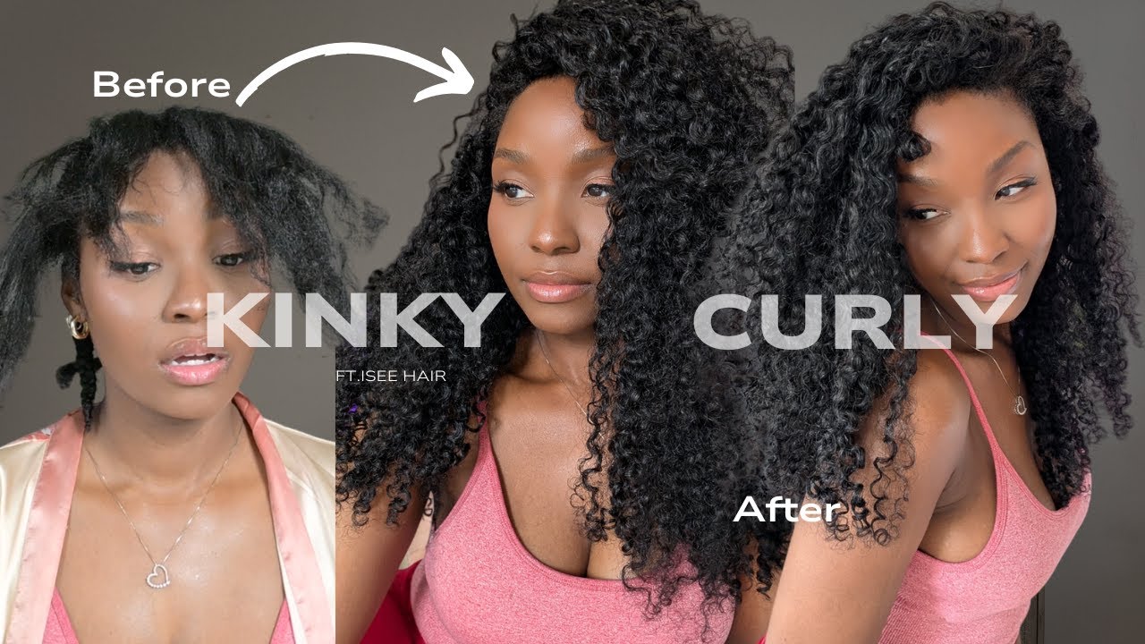 Fast & Flawless: Kinky Curly Hairstyle in 5 minutes (Run DON'T WALK) Ft. Isee Hair