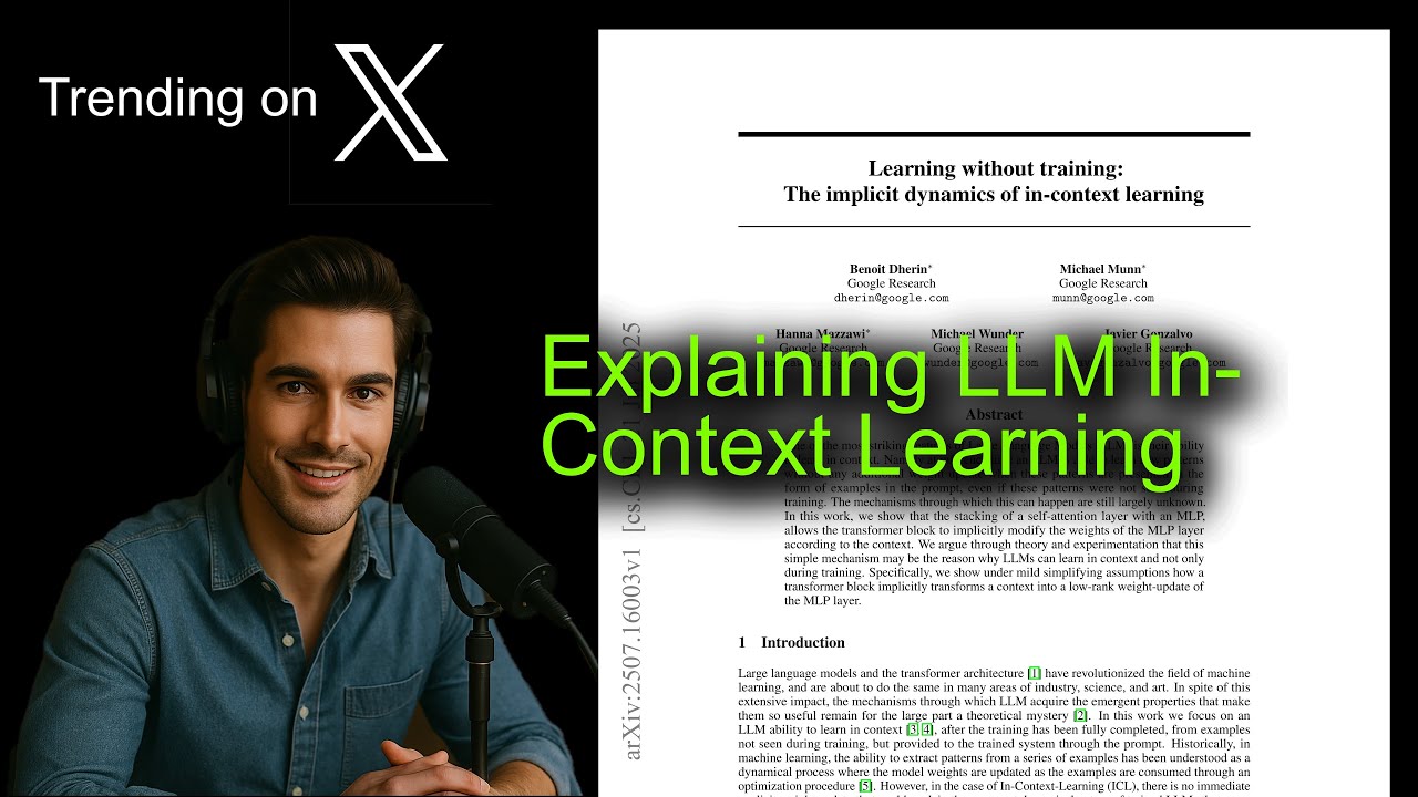 Explaining LLM In-Context Learning