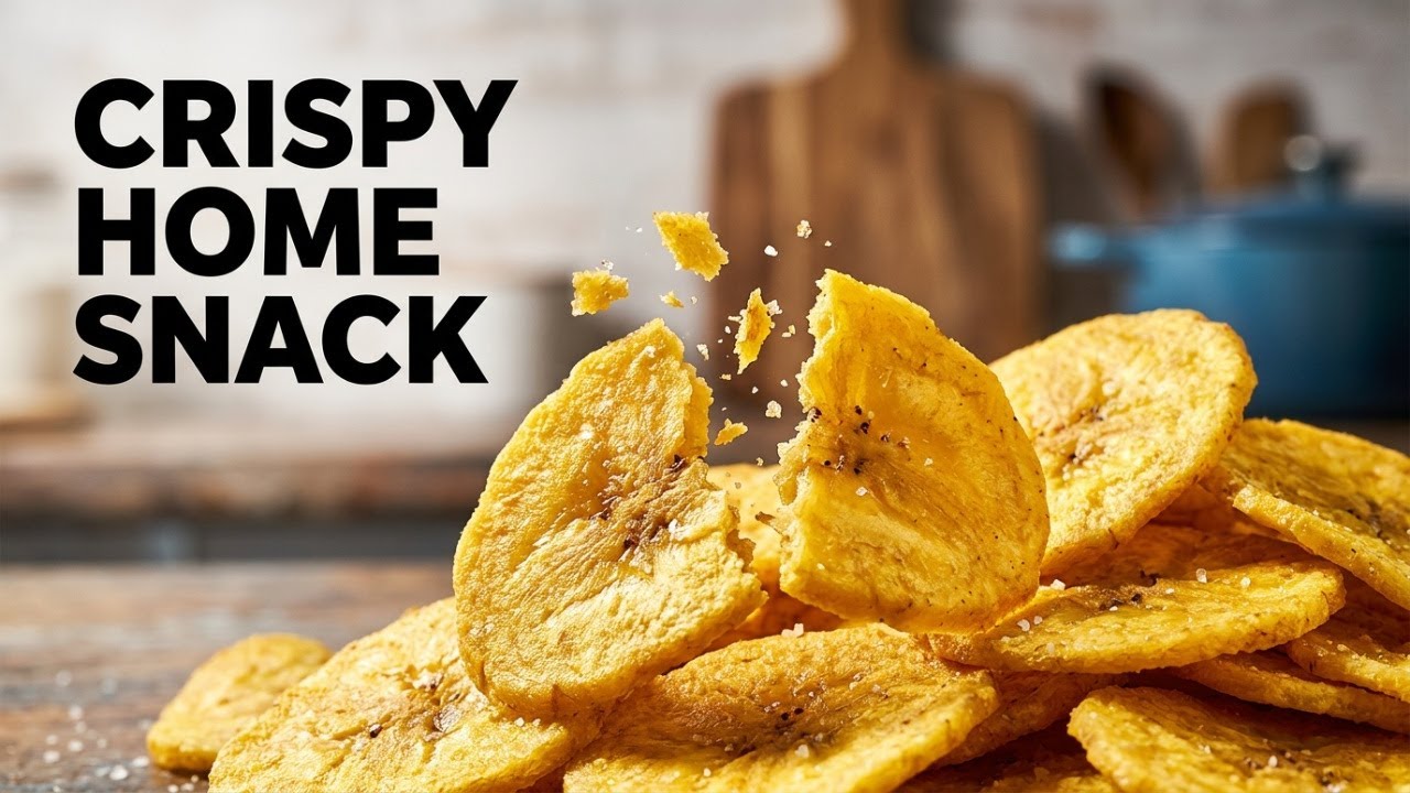 Perfect Crispy Banana Plantain Chips | Homemade Snack Recipe
