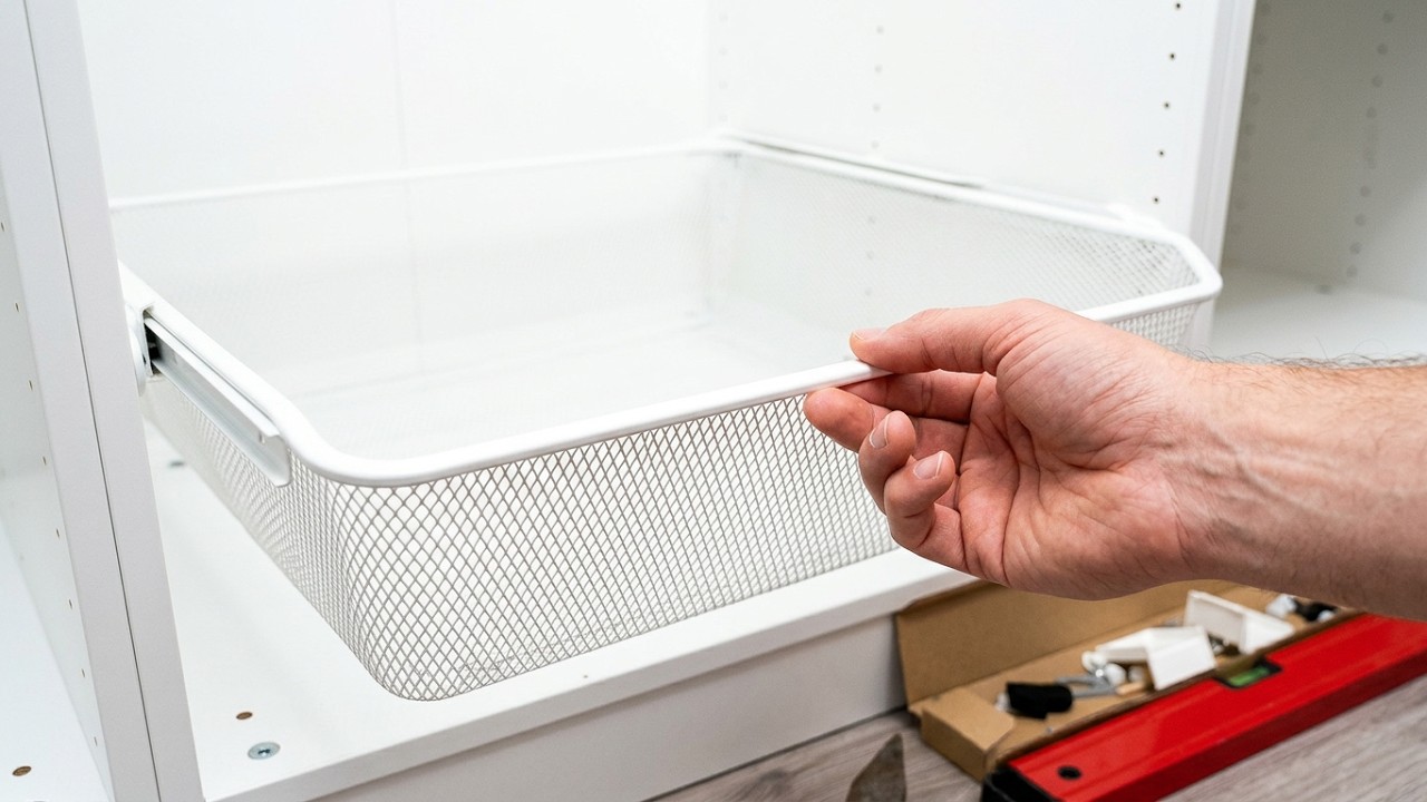Montaż kosza IKEA PAX w 3 minuty! Zr&oacute;b to sam bez nerw&oacute;w. 