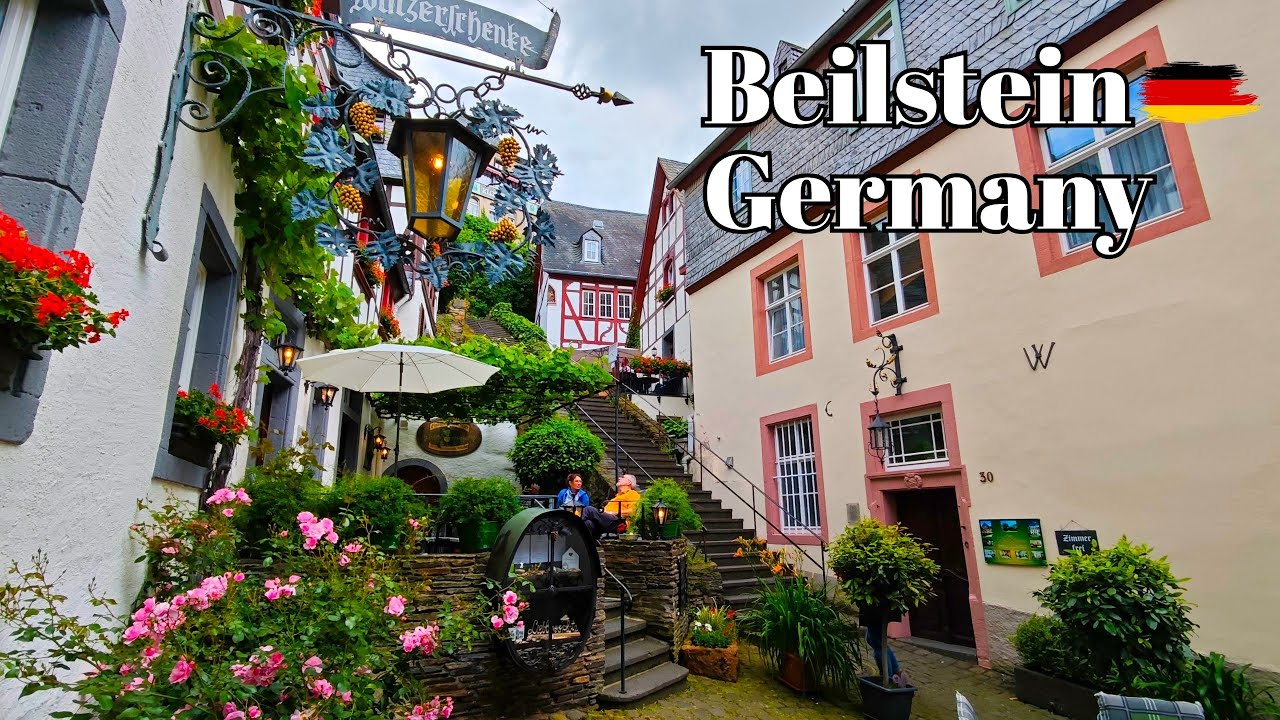 🇩🇪 Beilstein, Germany - Beautiful German Towns - Strolling Through a Charming German Village