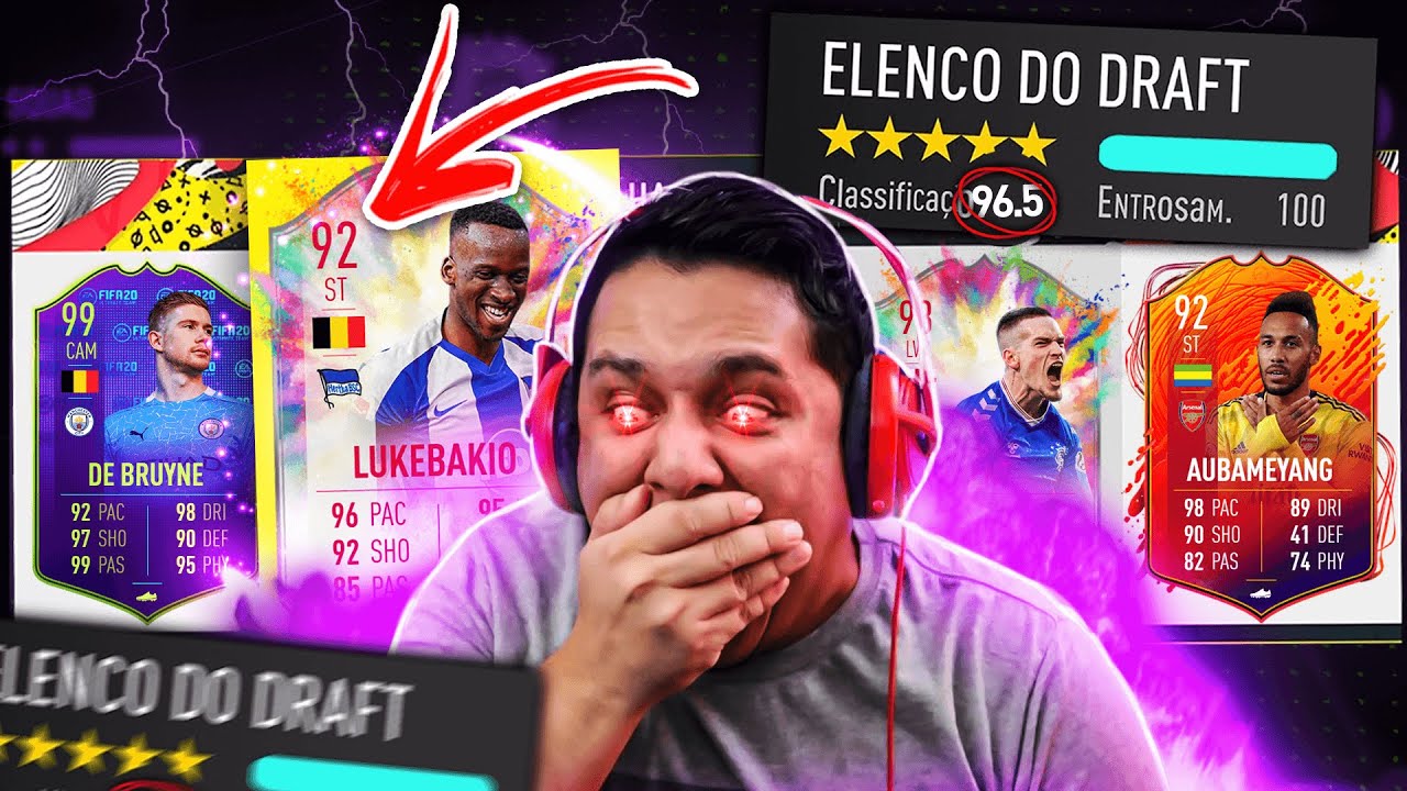 RAGE NO DRAFT DOS BUGADORES!! FIFA 20 FUT DRAFT!! ⚡🔥