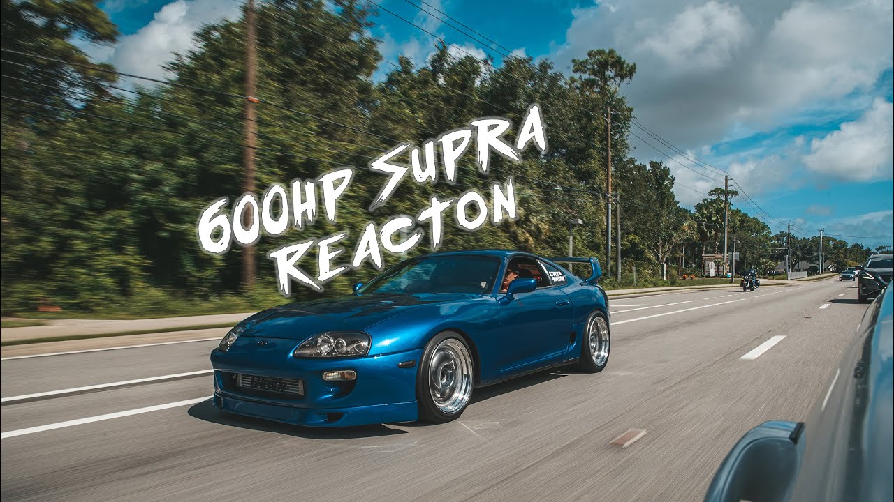 600HP MK4 Toyota Supra | FIRST RIDE REACTION! |