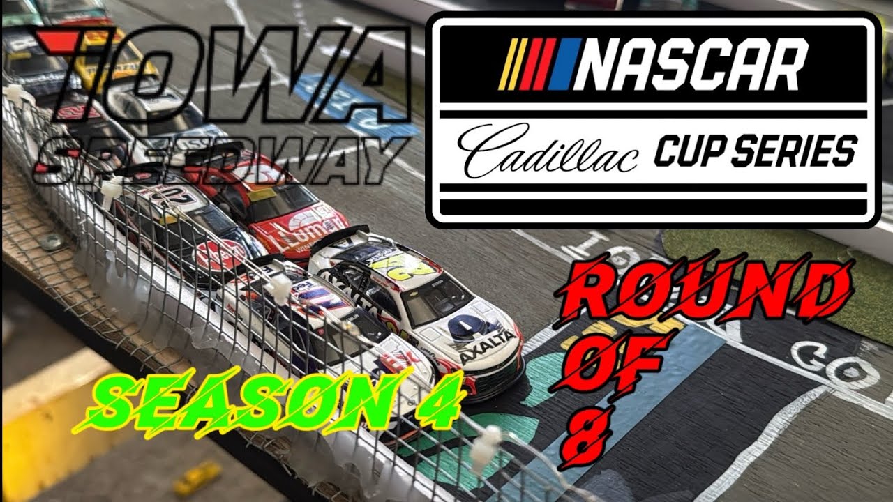NASCAR stop motion (Cadillac Cup Series) round of 8 at Iowa Speedway 
