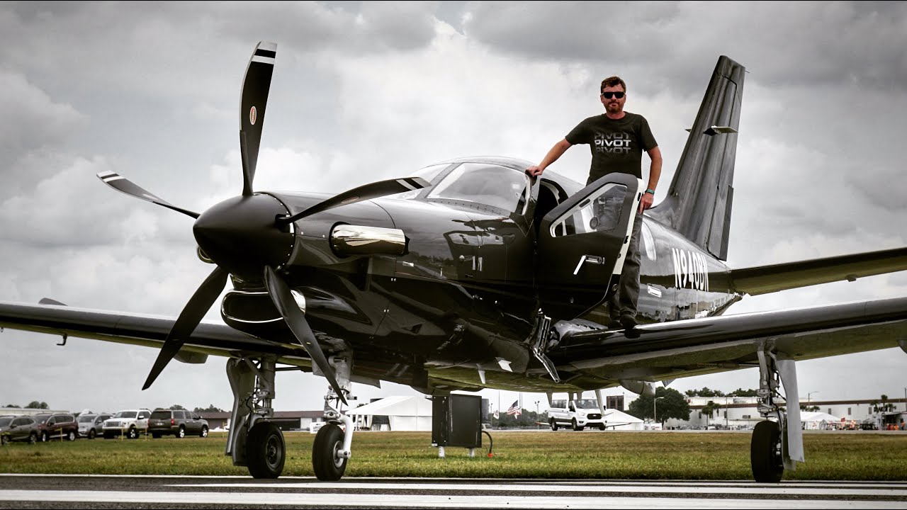 ПОЛЕТ НА НОВЕЙШЕМ 2021 TBM940 BLACK KNIGHT! - Flight VLOG!