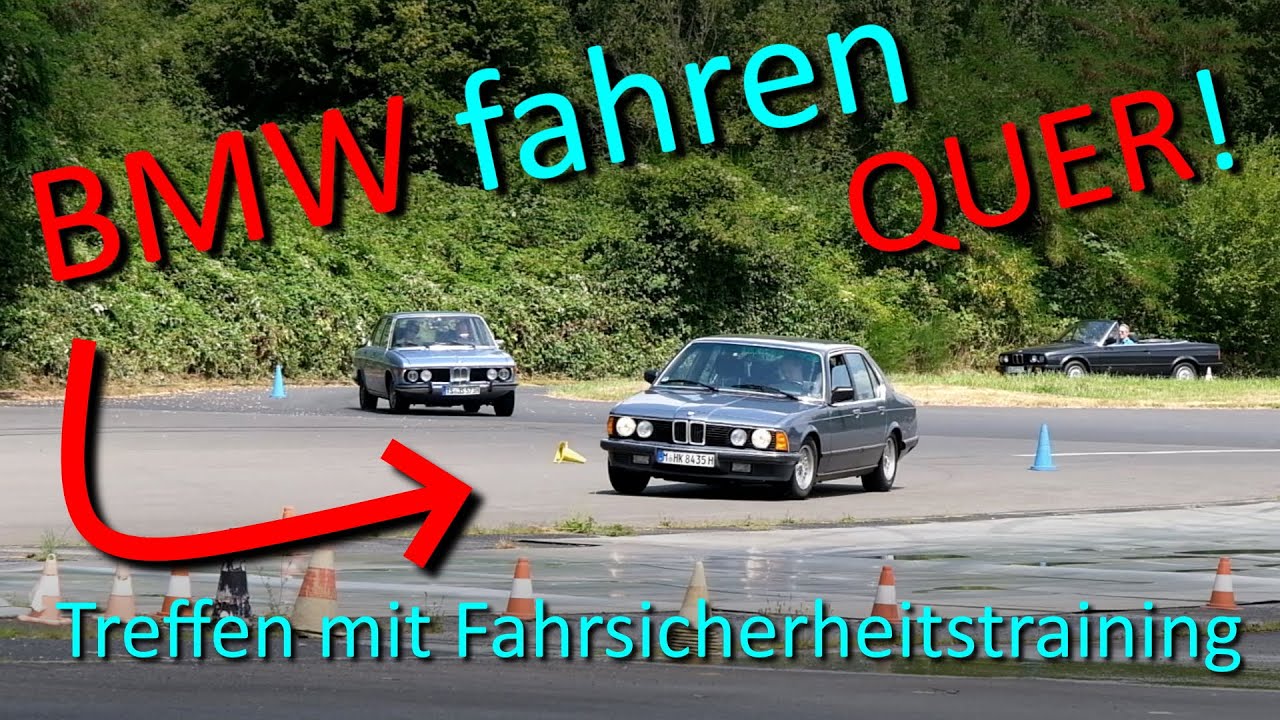 BMW Oldtimer Fahrsicherheitstraining und Treffen an der Ahr - FAhrmilientreffen