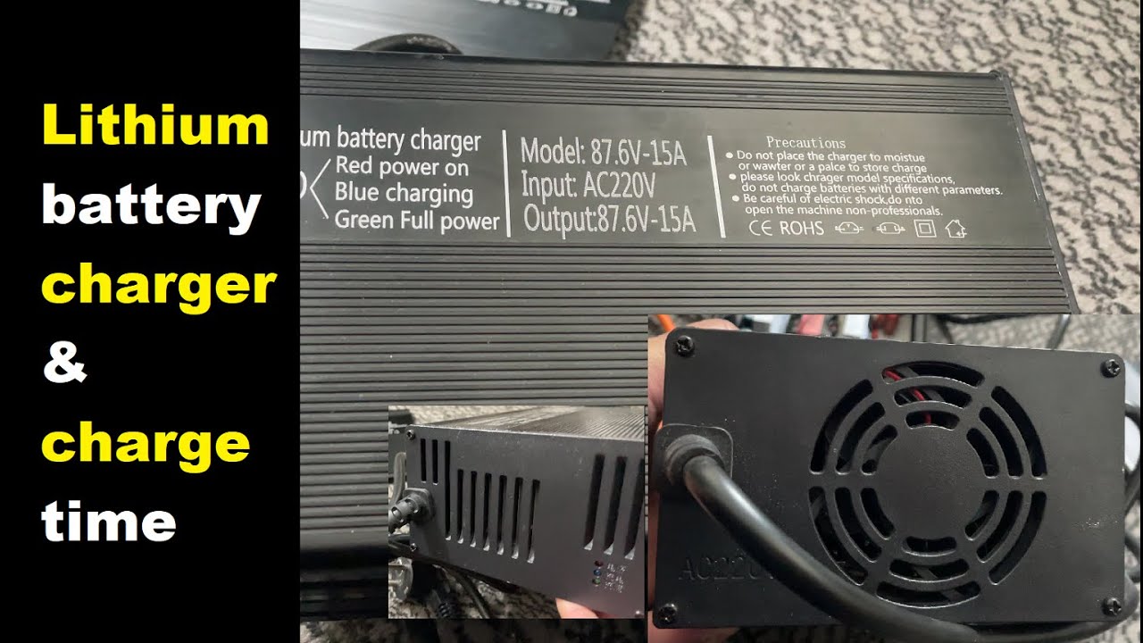 CST # 22 Lithium battery charger and charge time calculation, BMS working