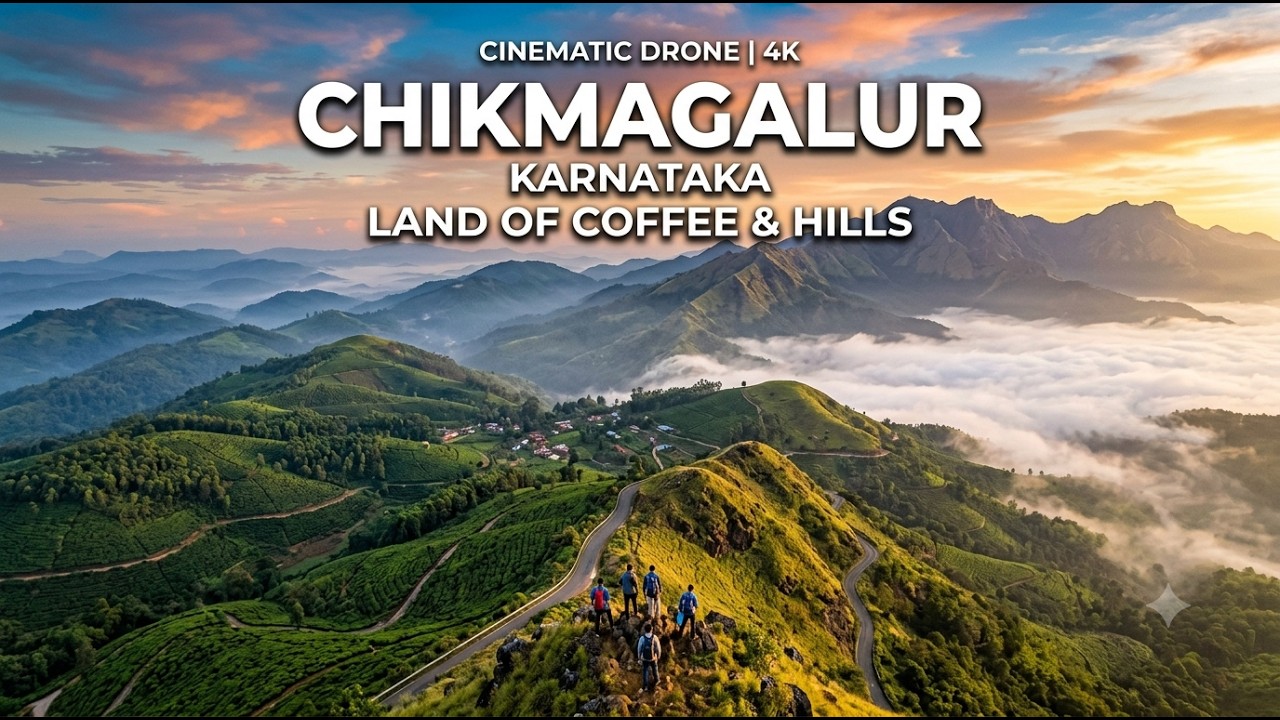 Chikmagalur Karnataka | Cinematic Drone Video 4K | Land of Coffee and Hills