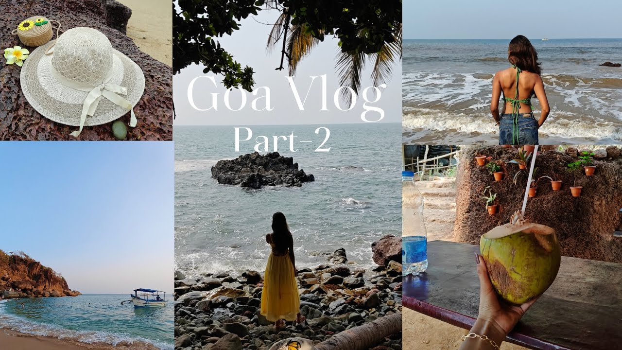 Goa Vlog Part-2 🌊🐚| South Goa Vlog 🌸🌴 | Aesthetic Vlog✨
