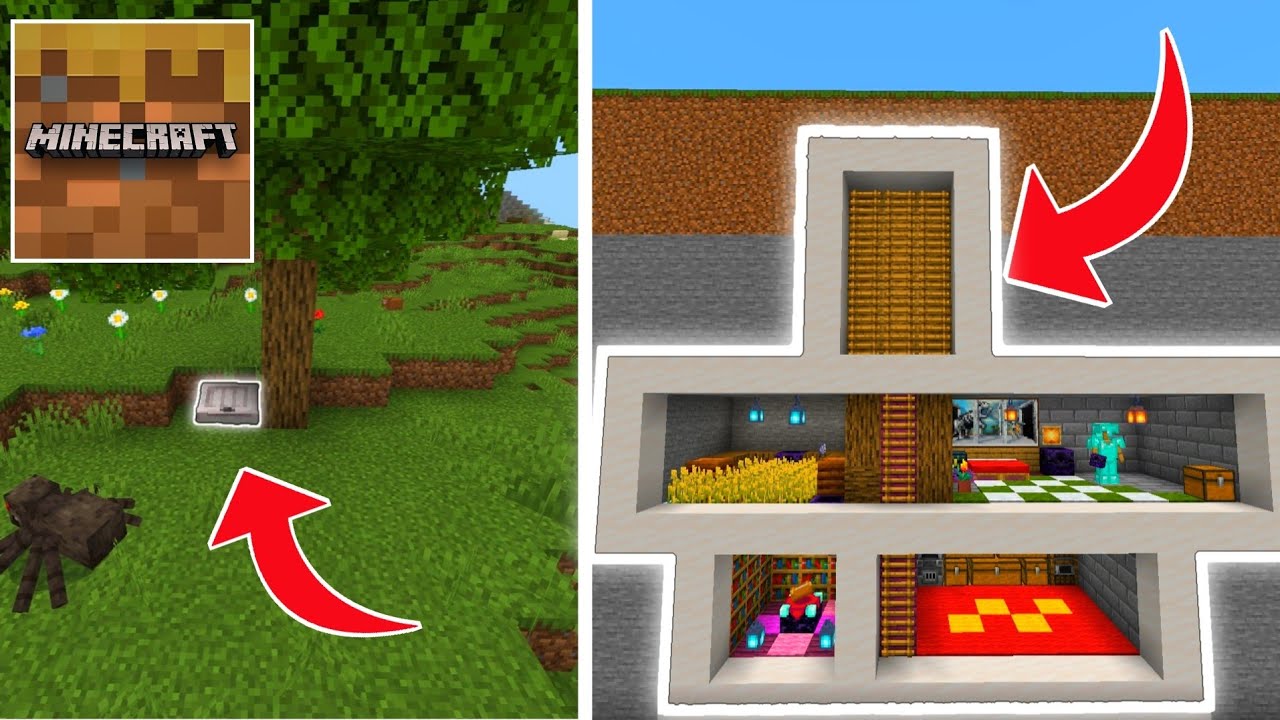 Minecraft Trial FULL GAMEPLAY - UNDERGROUND BASE - Survival Gameplay 
