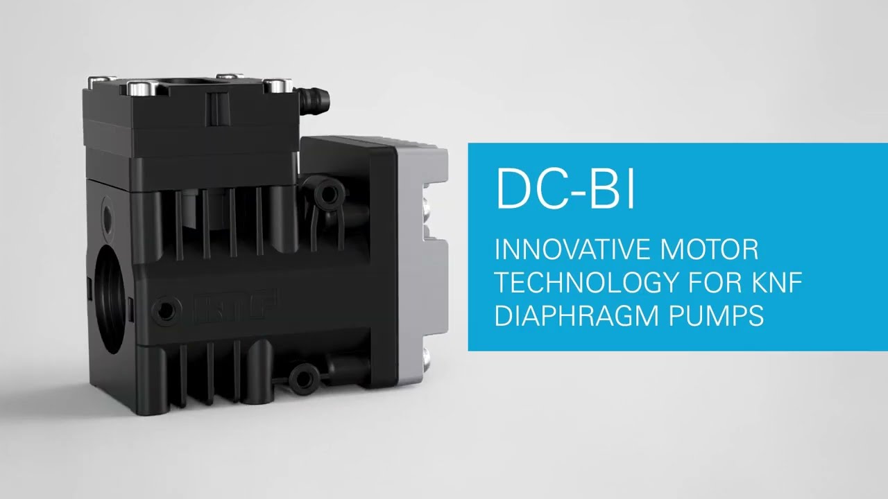 DC-BI – Innovative Brushless Motor Technology for KNF Diaphragm Pumps
