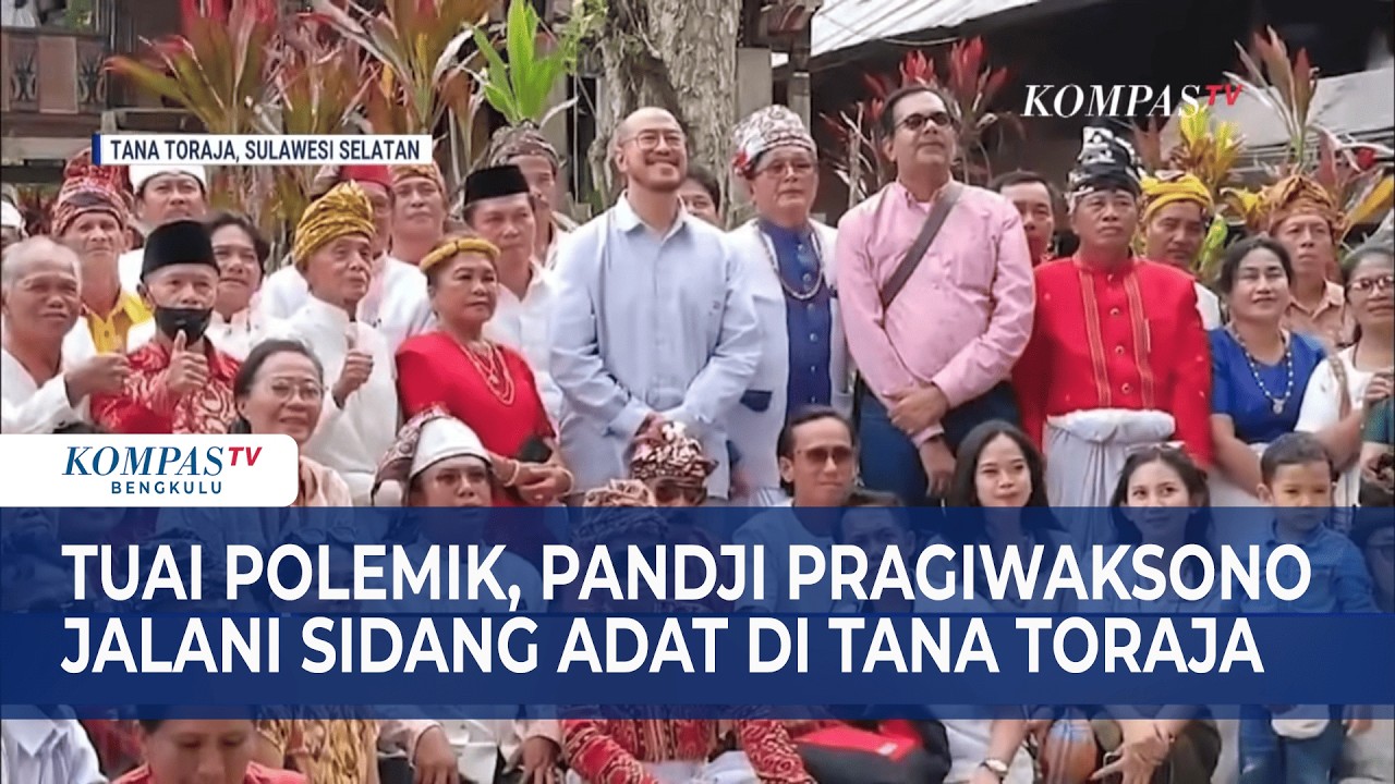 Tuai polemik, Pandji Pragiwaksono jalani sidang adat di Tana Toraja