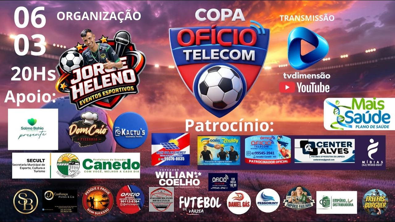 AO VIVO | COPA OFÍCIO TELECOM MONTE AZUL | 06 DE MARÇO