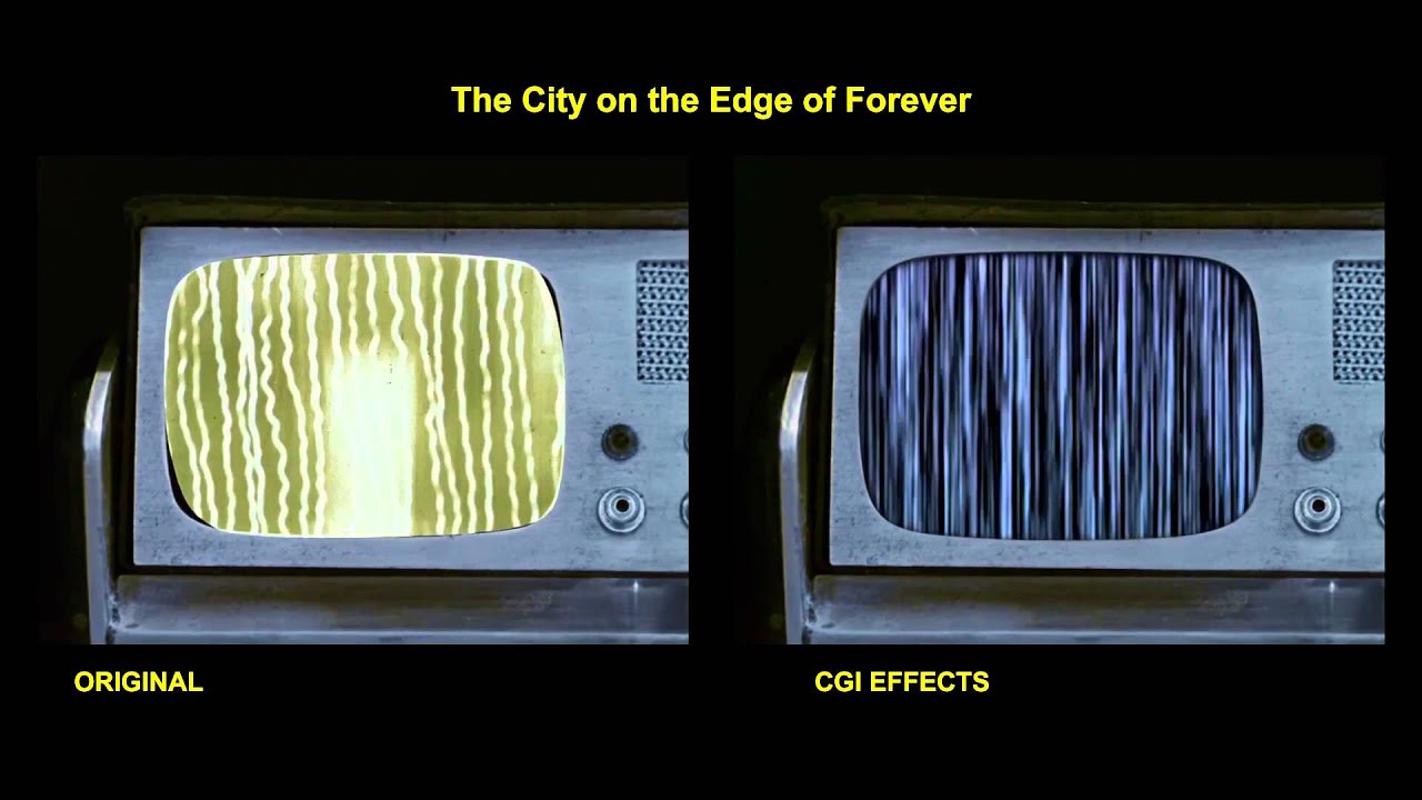 Star Trek - The City on the Edge of Forever - special effects comparison