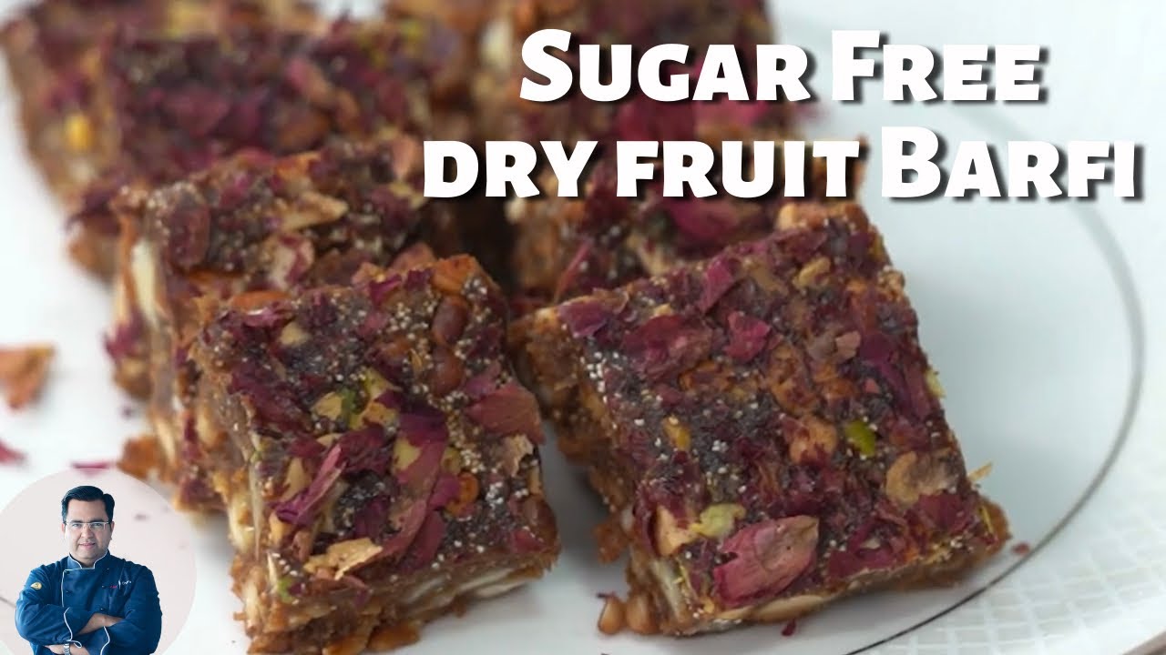 Dry Fruit Burfi - Sugar Free | Khajur Barfi | ड्राई फुइट बर्फी | Easy Barfi Recipe | Diwali Sweets