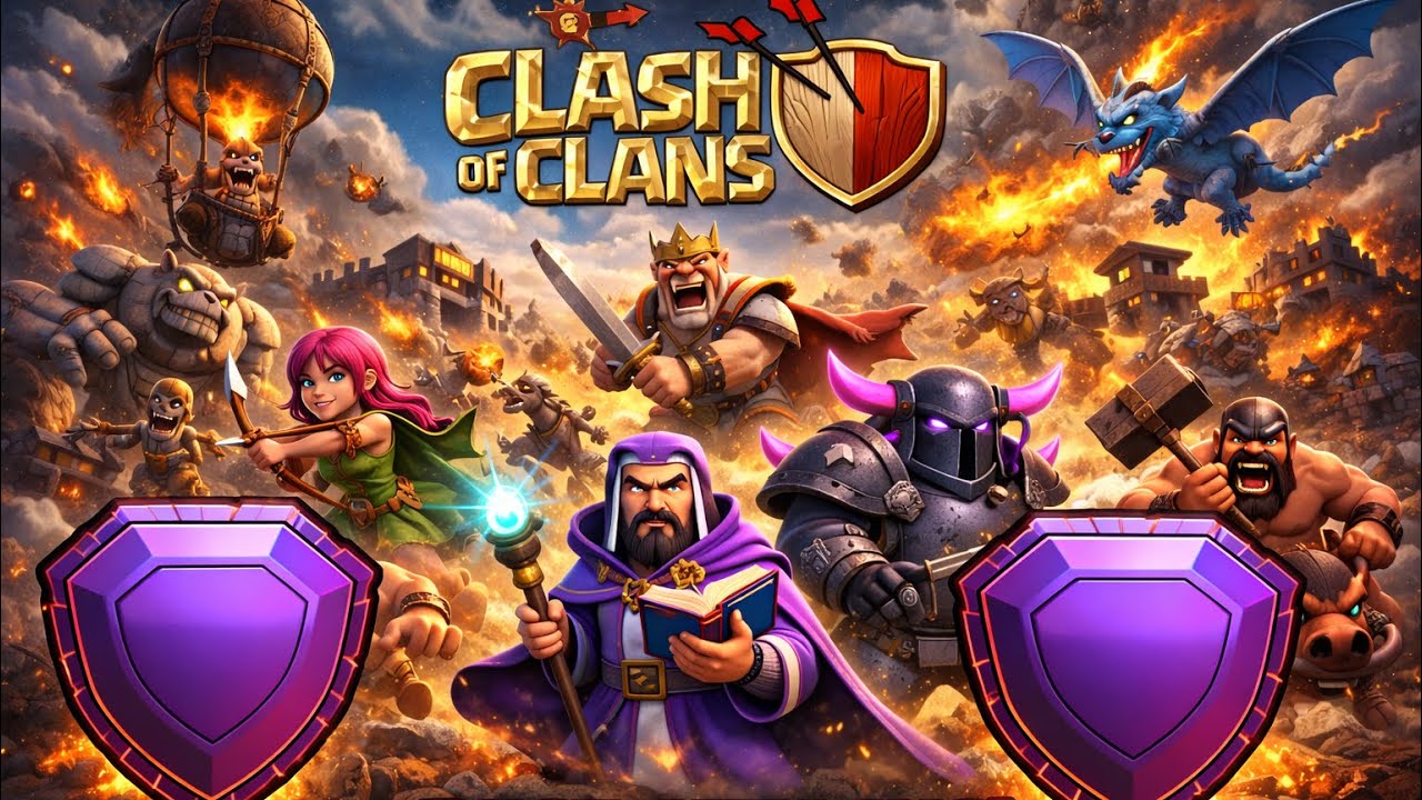 TH 18 Legend League December Last day Attack (Clash of Clans ) 