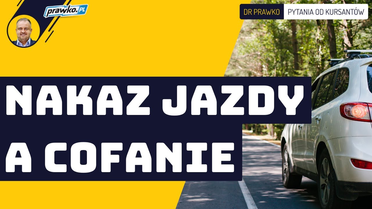 Czy na nakazie jazdy na wprost można cofać?