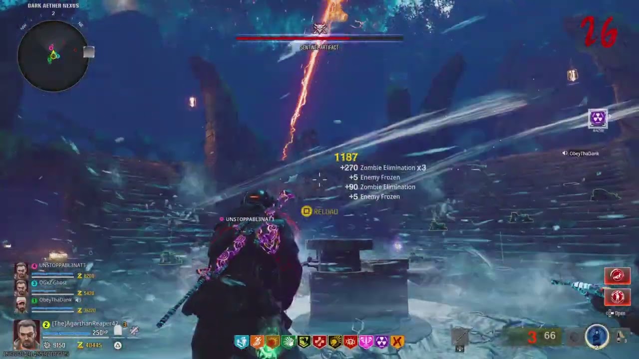 The most intense 4 squad Boss Fight PT 2 in Black Ops 6 Zombies The Tomb