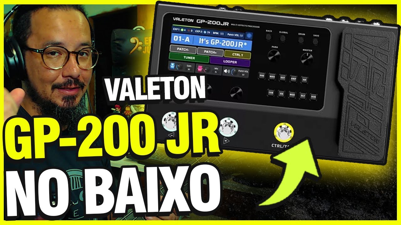 Como é o som da VALETON GP-200 JR no CONTRABAIXO?