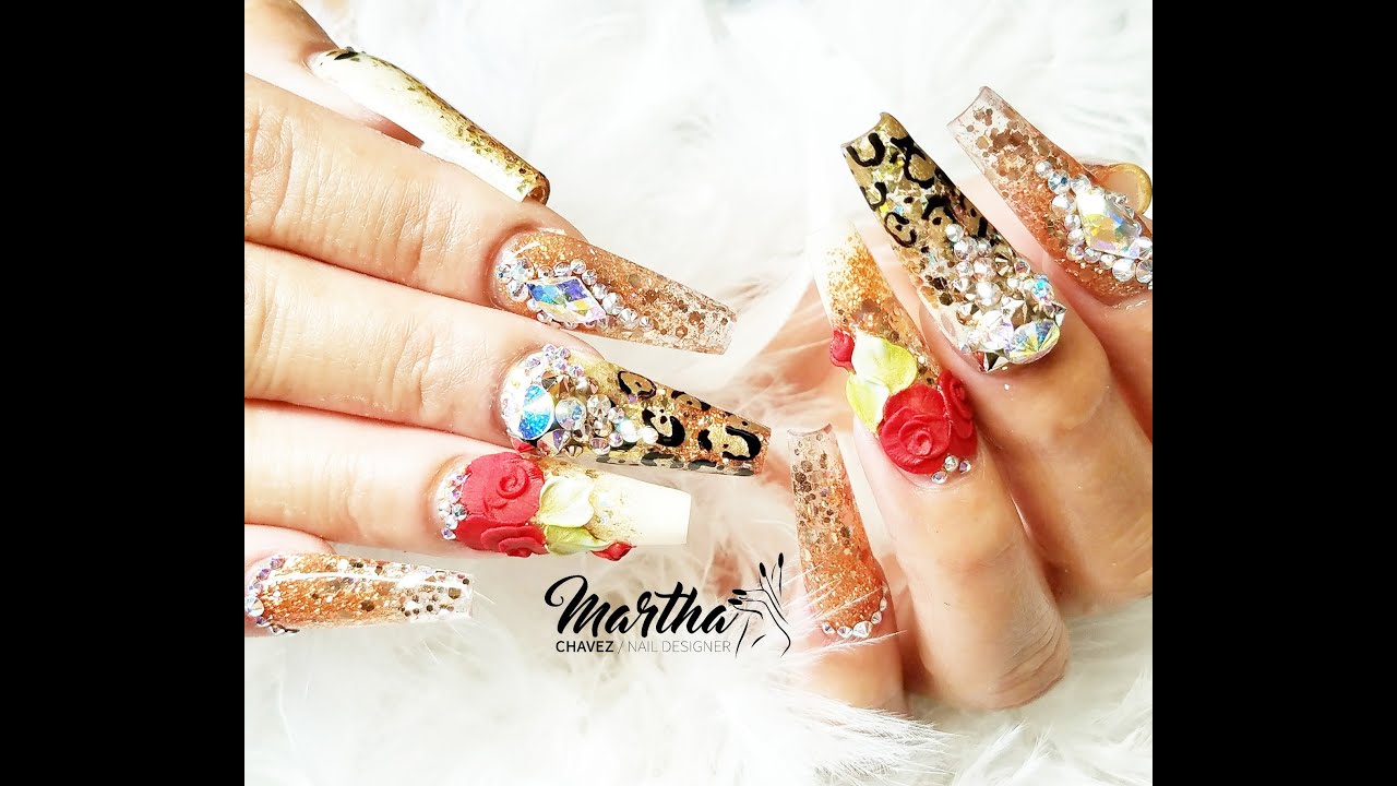 ❤🌹Animal Print Nail Design By Tones Products🌹❤