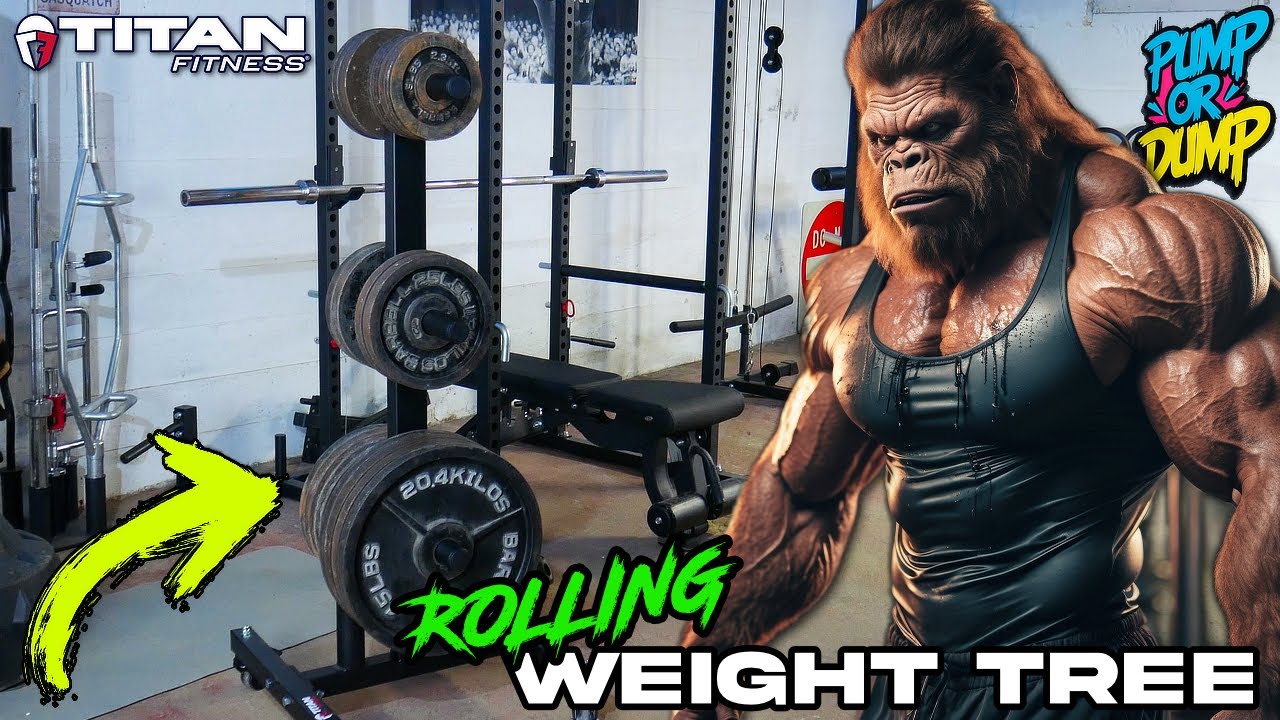 TITAN FITNESS ROLLING WEIGHT TREE 🏋️ Assemble and Review
