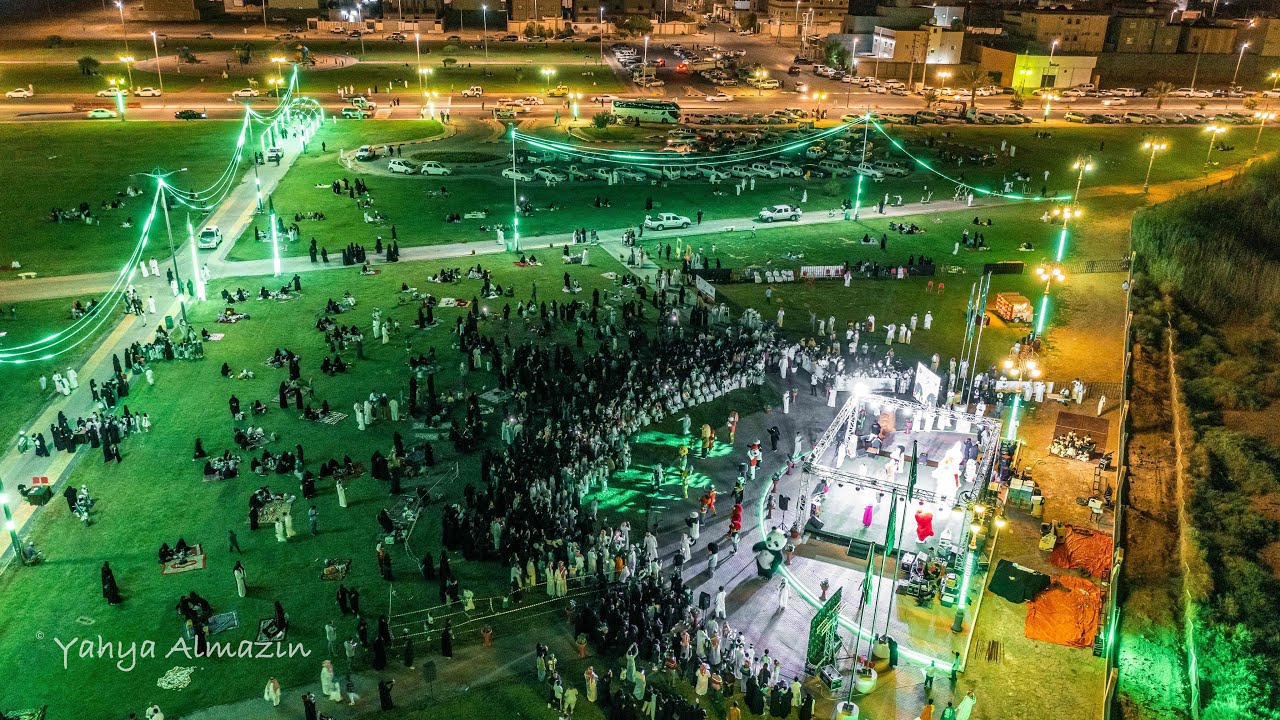 تصوير جوي 4k اليوم الوطني السعودي 93 بـ محافظة تيماء نسخة كاملة