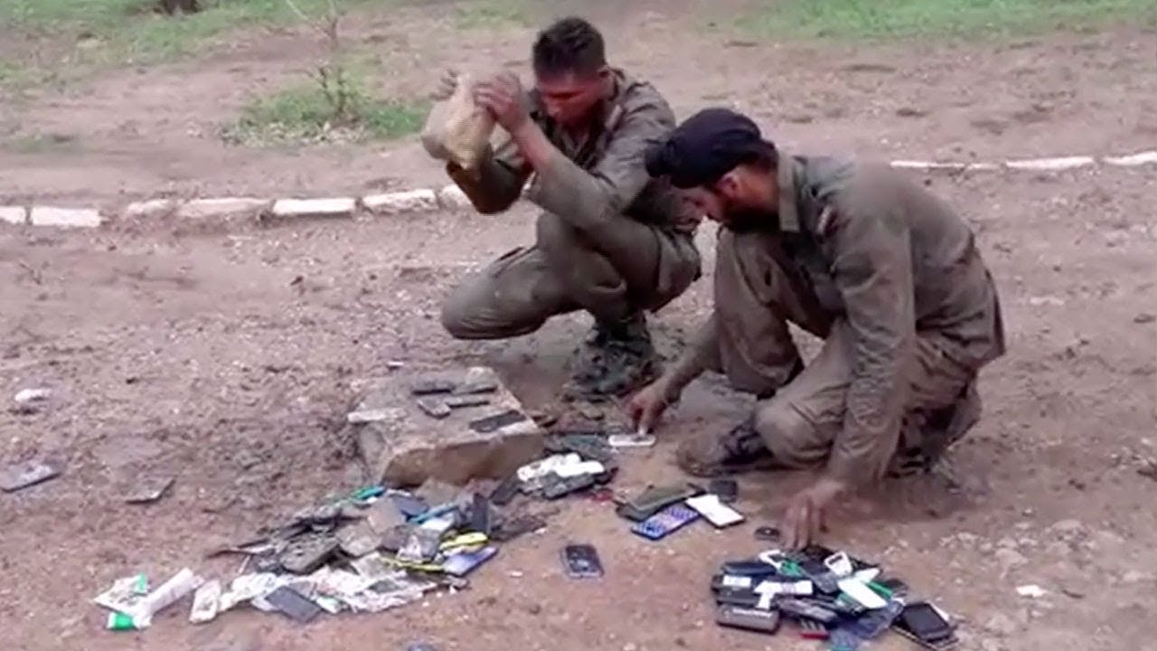 Indian Army smashes mobile phones of 50 soldiers to curb social media usage