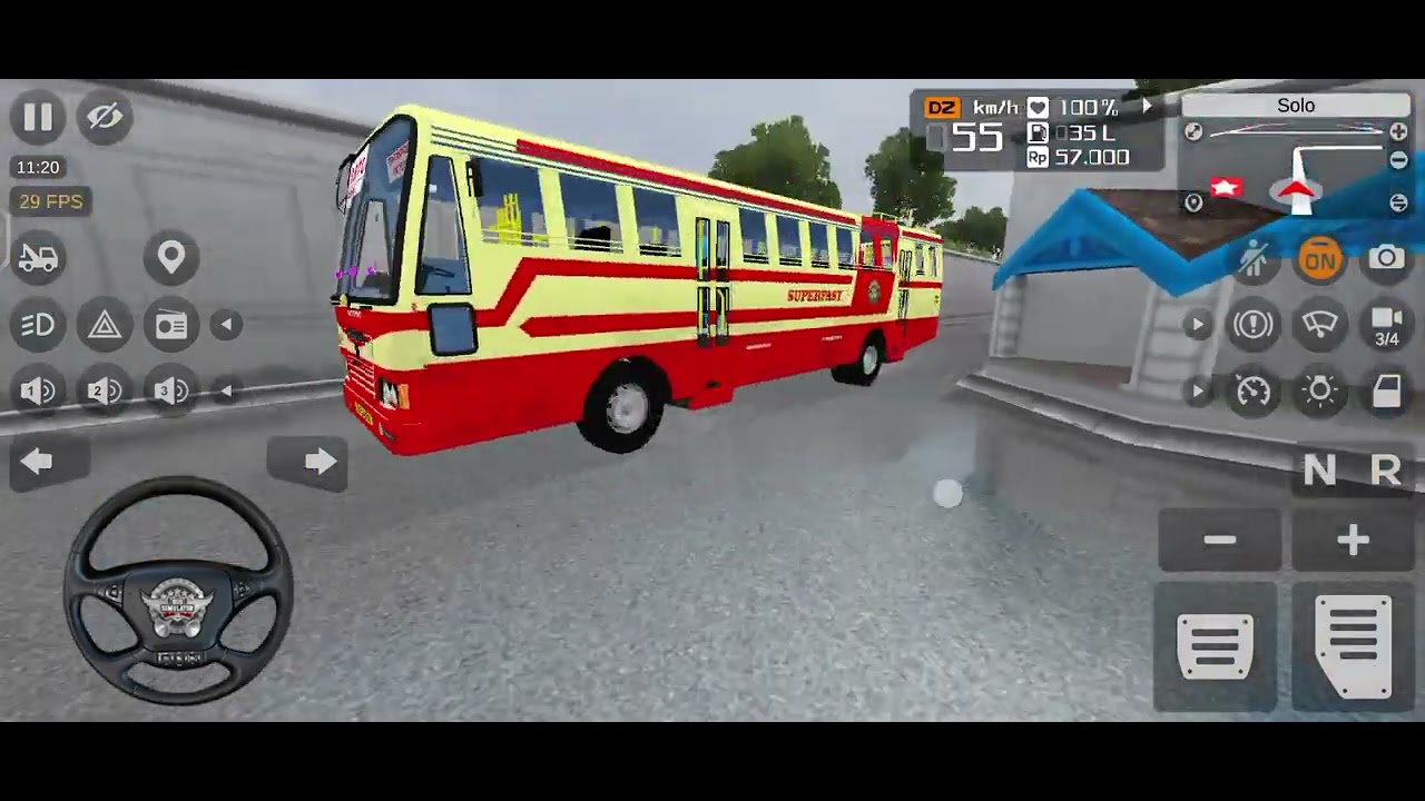 Guys ksrtc trip  part 2 guys fully accidents😭 
