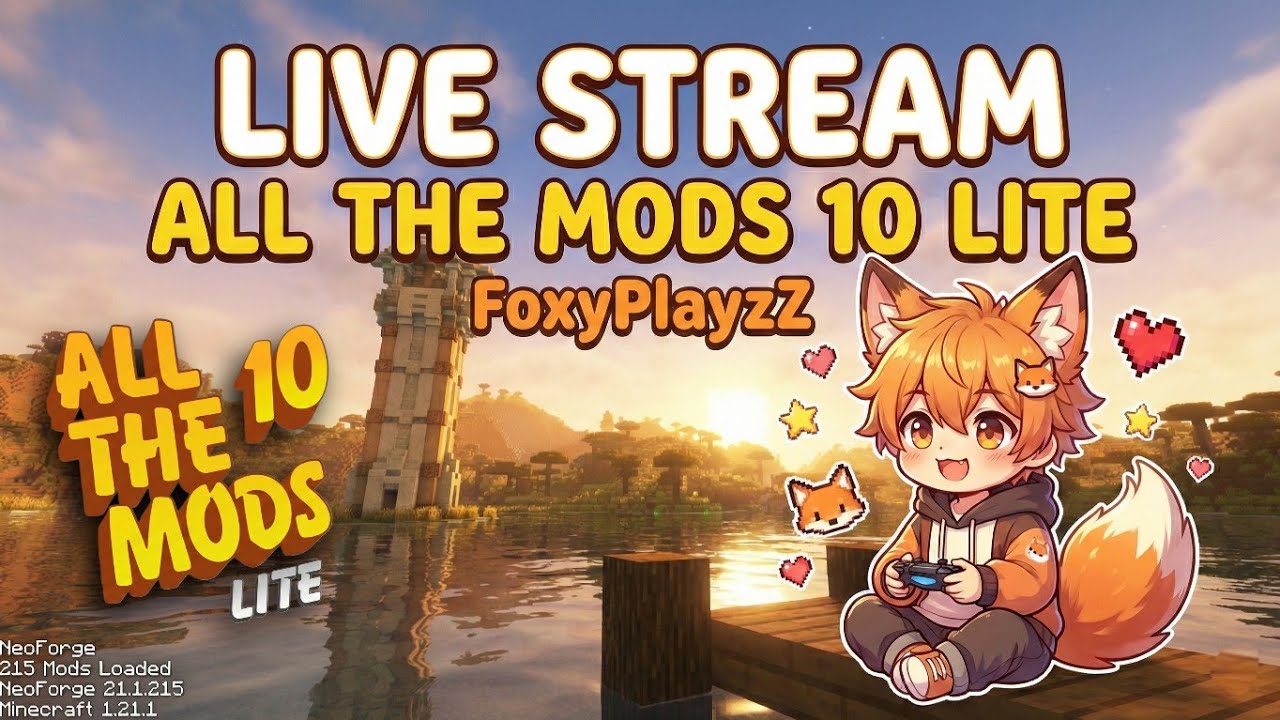 Minecraft ATM10 Lite Modpack Live🔴 | Zalith Launcher🔥 | 