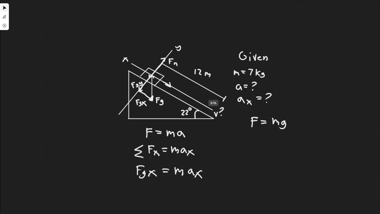 The block shown in Fig. 4-43 has mass m = 7.0 kg and lies on a fixed smooth frictionless plane tilte