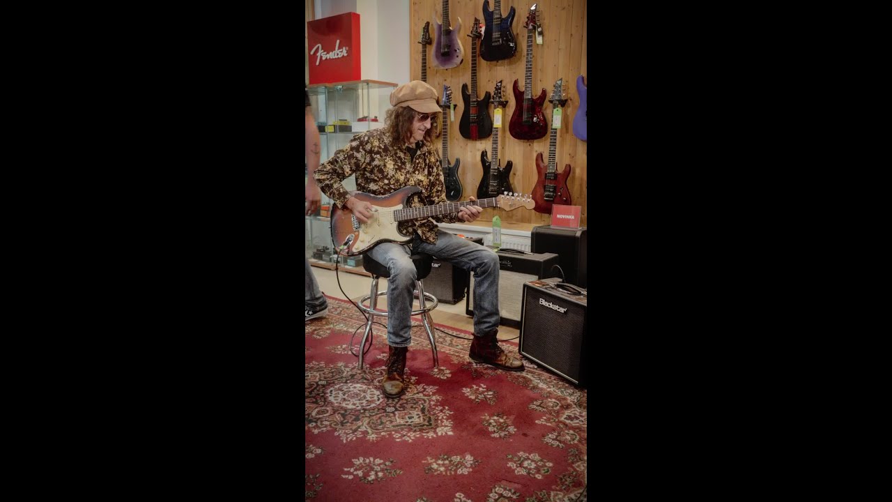 Gwyn Ashton hraje na Henry&rsquo;s Destiny ST-2 Infinity a Blackstar Studio 10 v Music City. 🎸