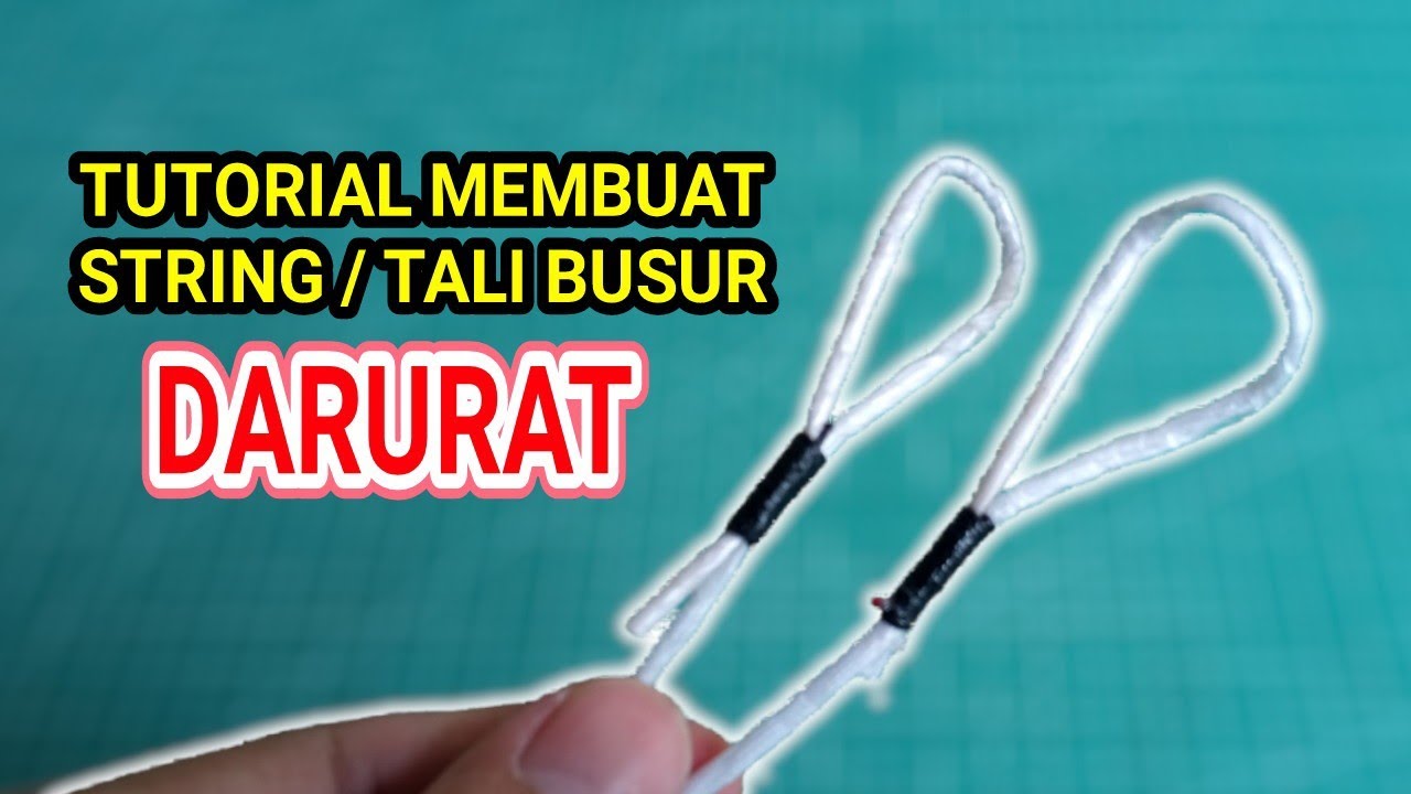 Cara membuat tali busur / how to made bowstring / DIY Bowstring by smarchery