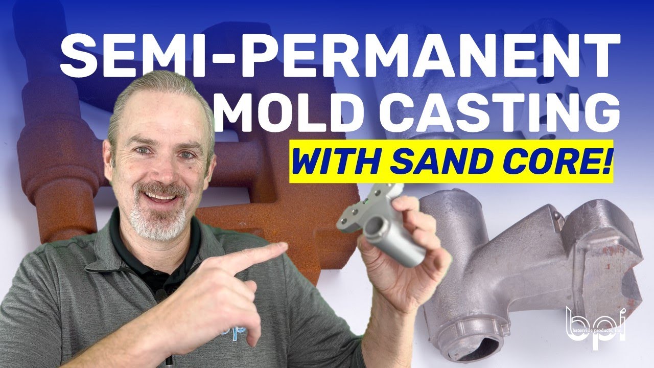 TINY MEDICAL CASTING with sand core, secondary machining, and powder coating
