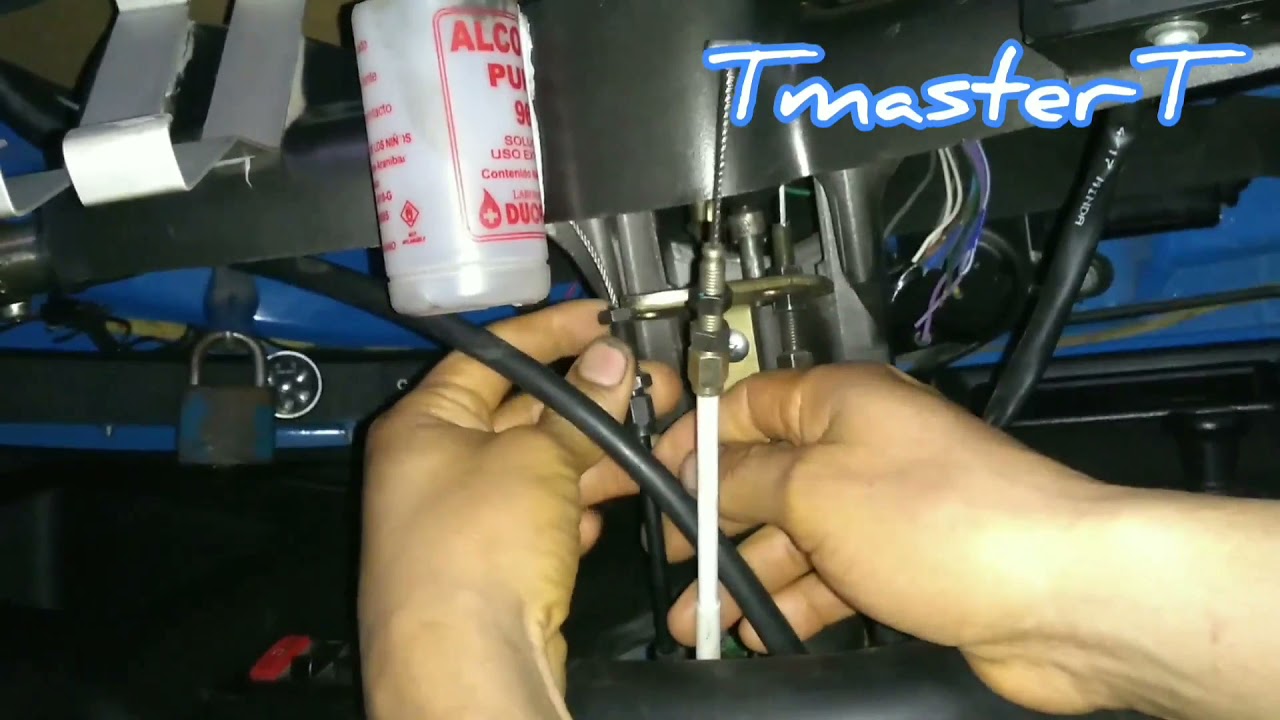 tercer video 50mil km al fin a cambiar funda de cambios y como regular así de fácil TVS KING DELUXE