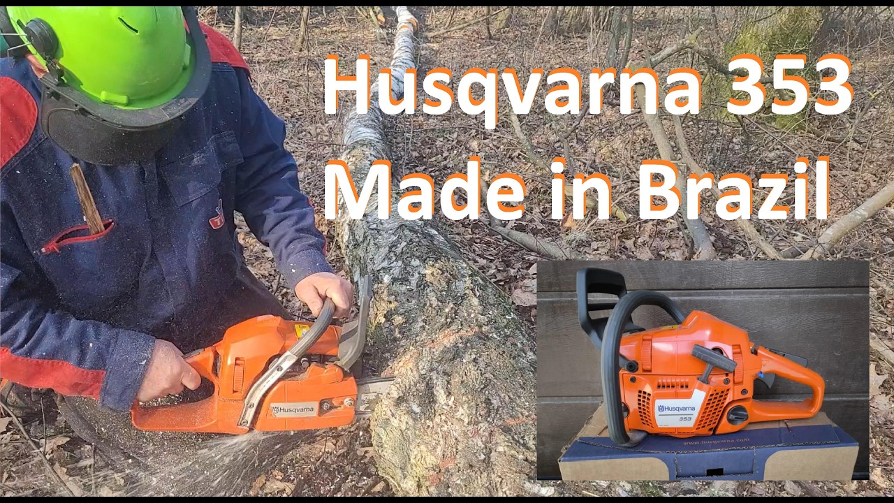 Husqvarna 353 z Brazylii, można zbierać r&oacute;żne zabawki a tak na prawdę wystaryczy ona jedna.