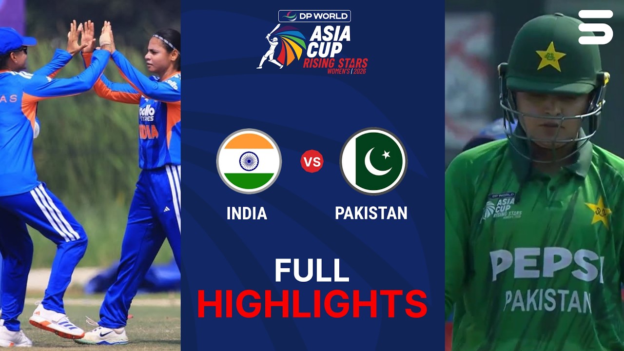 Full Highlights | Pakistan A W vs India A W | Match 6 | Women's Asia Cup Rising Stars | ZM1H