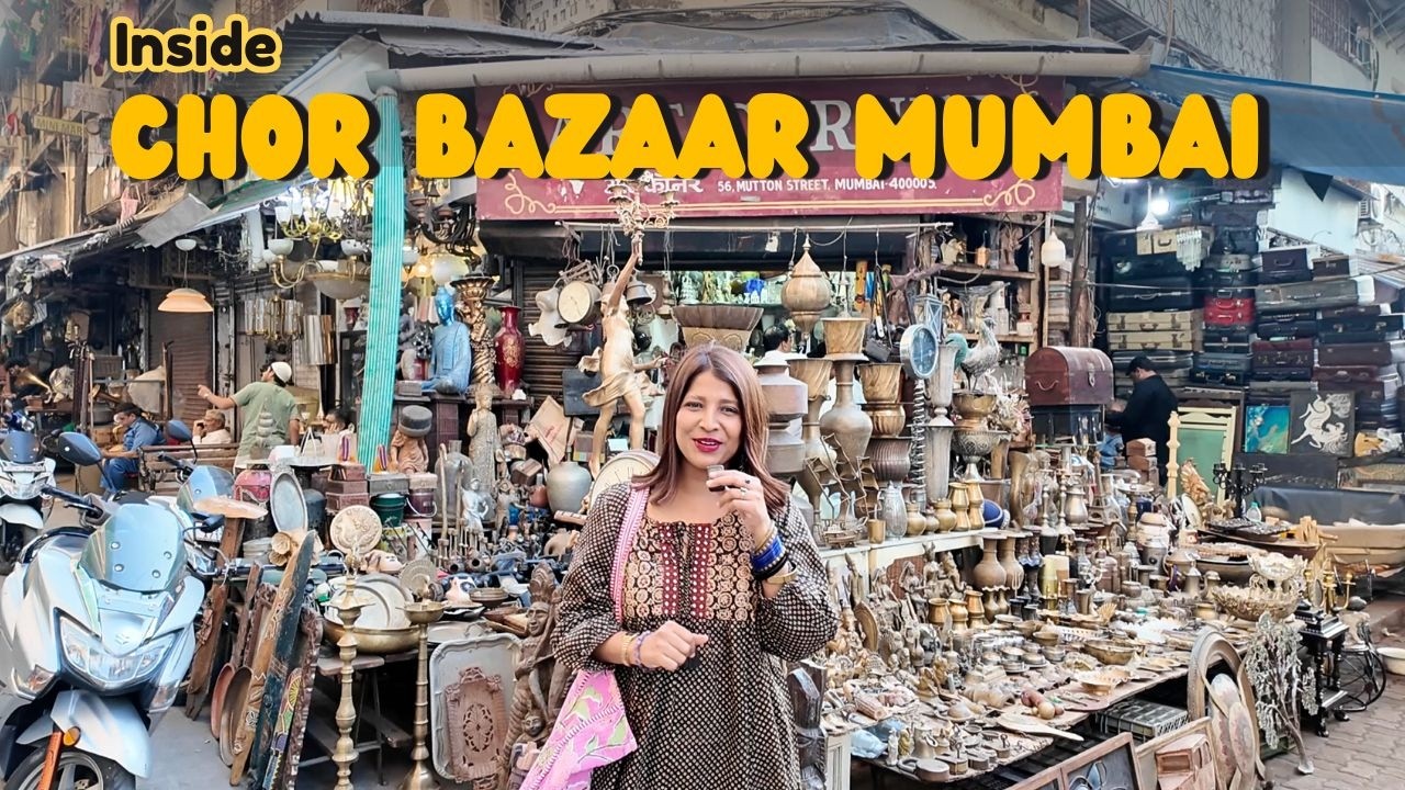 I finally explored Chor Bazaar!😍Vintage Lovers Paradise! Cameras, Typewriters, Antique finds Mumbai