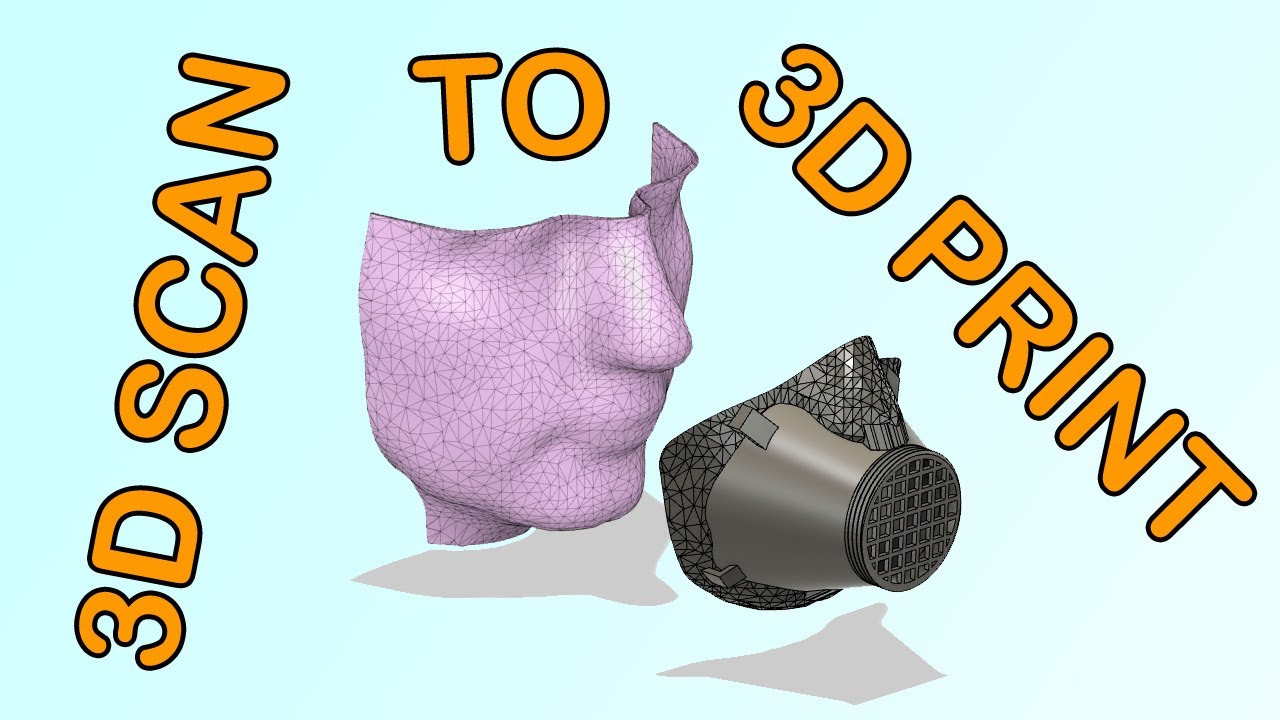 Face mask: from 3D Scan to 3D print