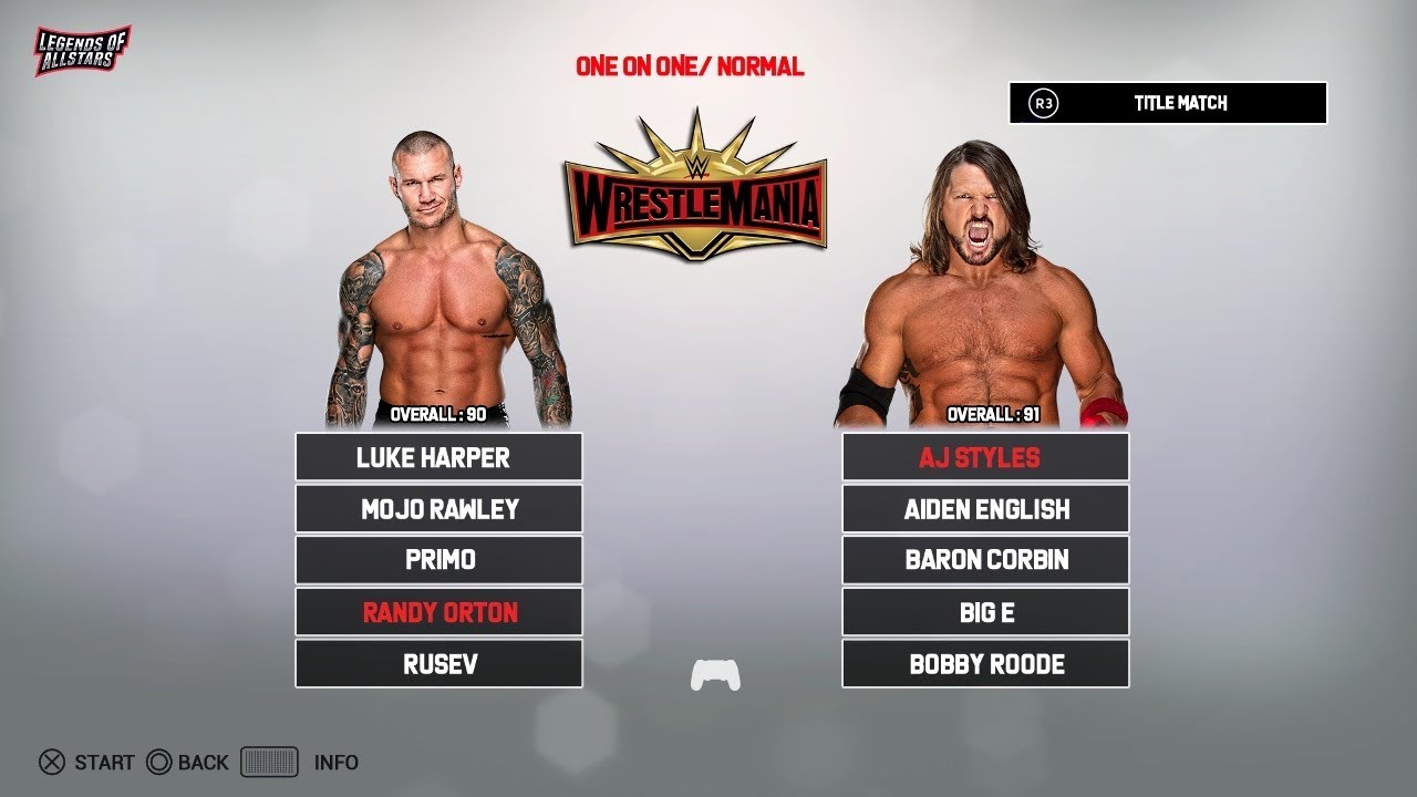 WWE 2K20 FULL ROSTER - 200+ Superstars - RAW, SDLive, NXT, Women,Legend | Concept/Notion | PS4/XB1