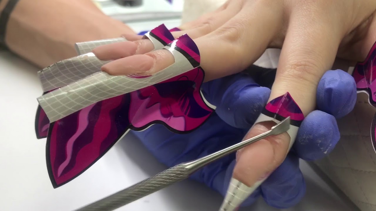 IZLIVANJE NOKTIJU AKRILOM / SCULPTED ACRYLIC NAILS (edukator Vladimir Popov)