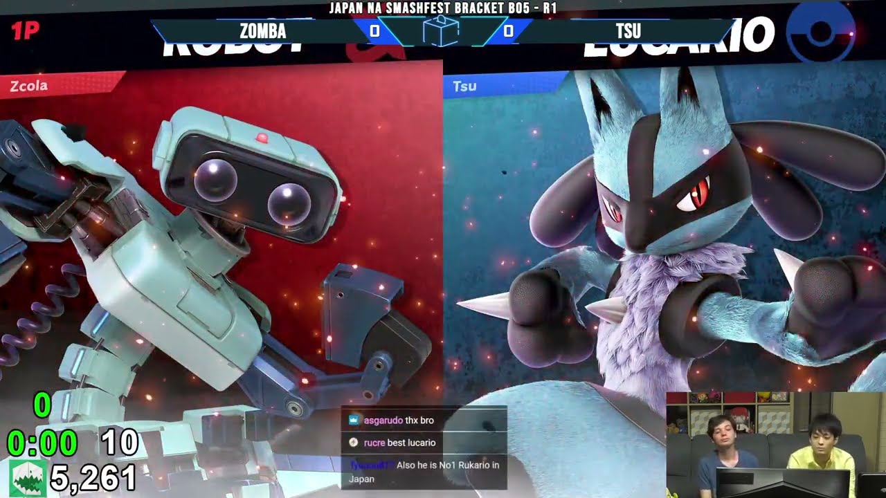 Zomba (R.O.B.) vs Tsu (Lucario) | つー(ルカリオ) VS Zomba (ロボット) - Japan Smashfest | 02 May '23